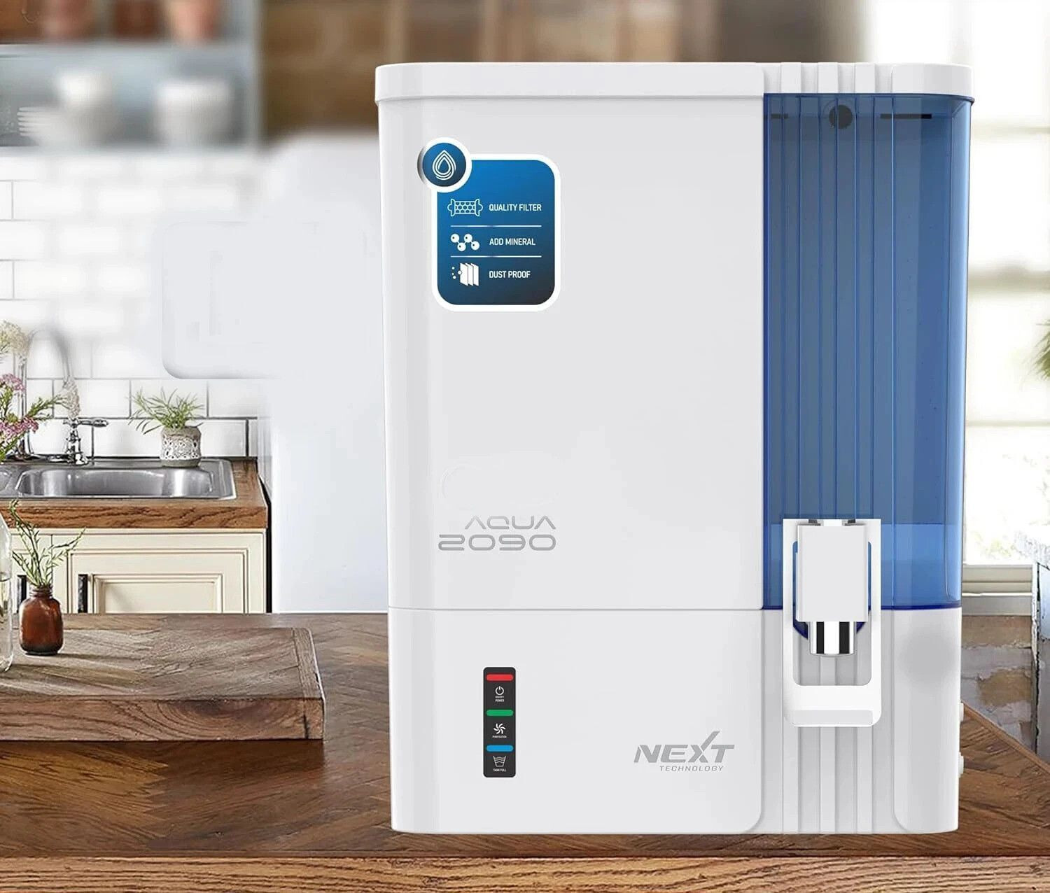Image of Aquagrand AQUA2090 Model SMART LED Display Premium Water Purifier For Home and office 10 L RO + UV + UF + TDS Control Water Purifier