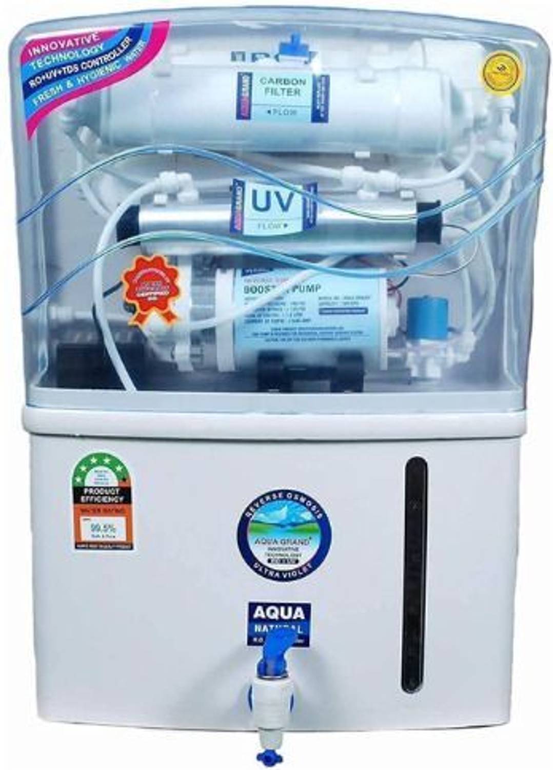 fedula Aqua Grand Plus Water Purifier 12 L RO + UV + UF Water Pur