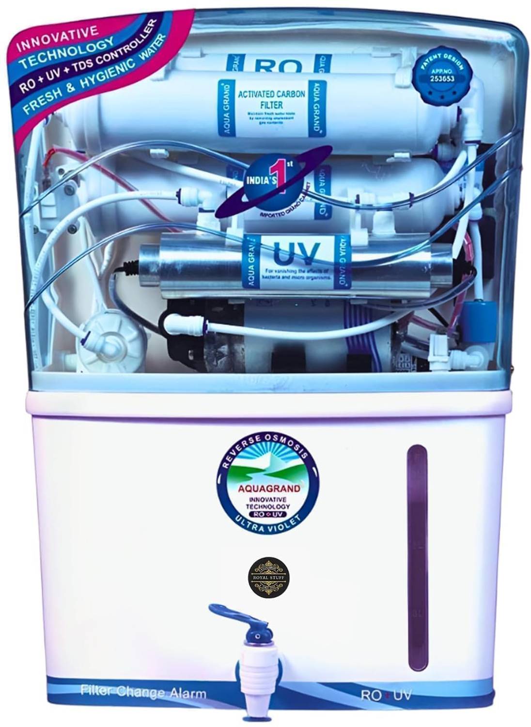 Aquadfresh RO Water Purifier with copper alkaline zinc filter Technology with active copper 12 L RO + UV + UF + Copper + Alkaline + TDS Control Water Purifier