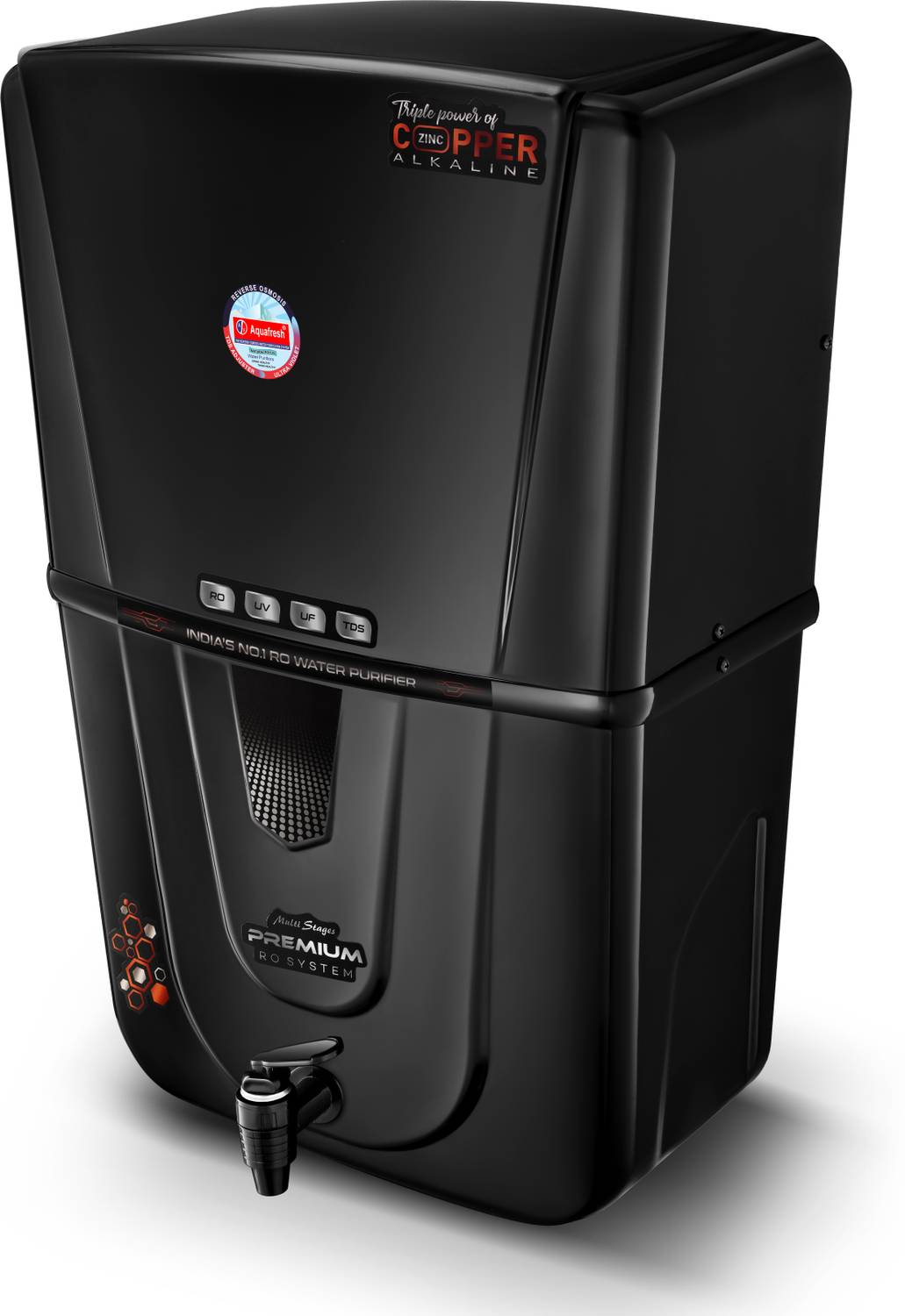 Aqua Fresh Crunch Black 18L Water Purifier - Image 3