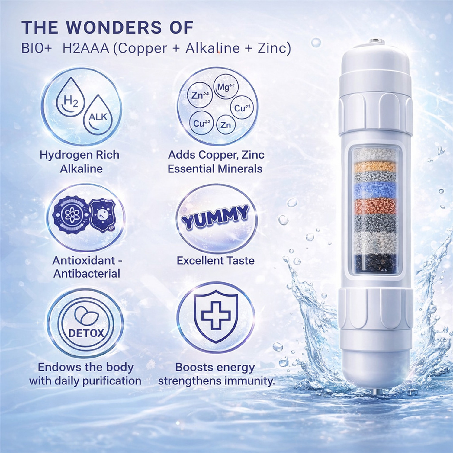 Image of Water Bravo Aqua Innovica RO Water purifier 10 L RO + UV + UF + Copper + Alkaline + Minerals Water Purifier