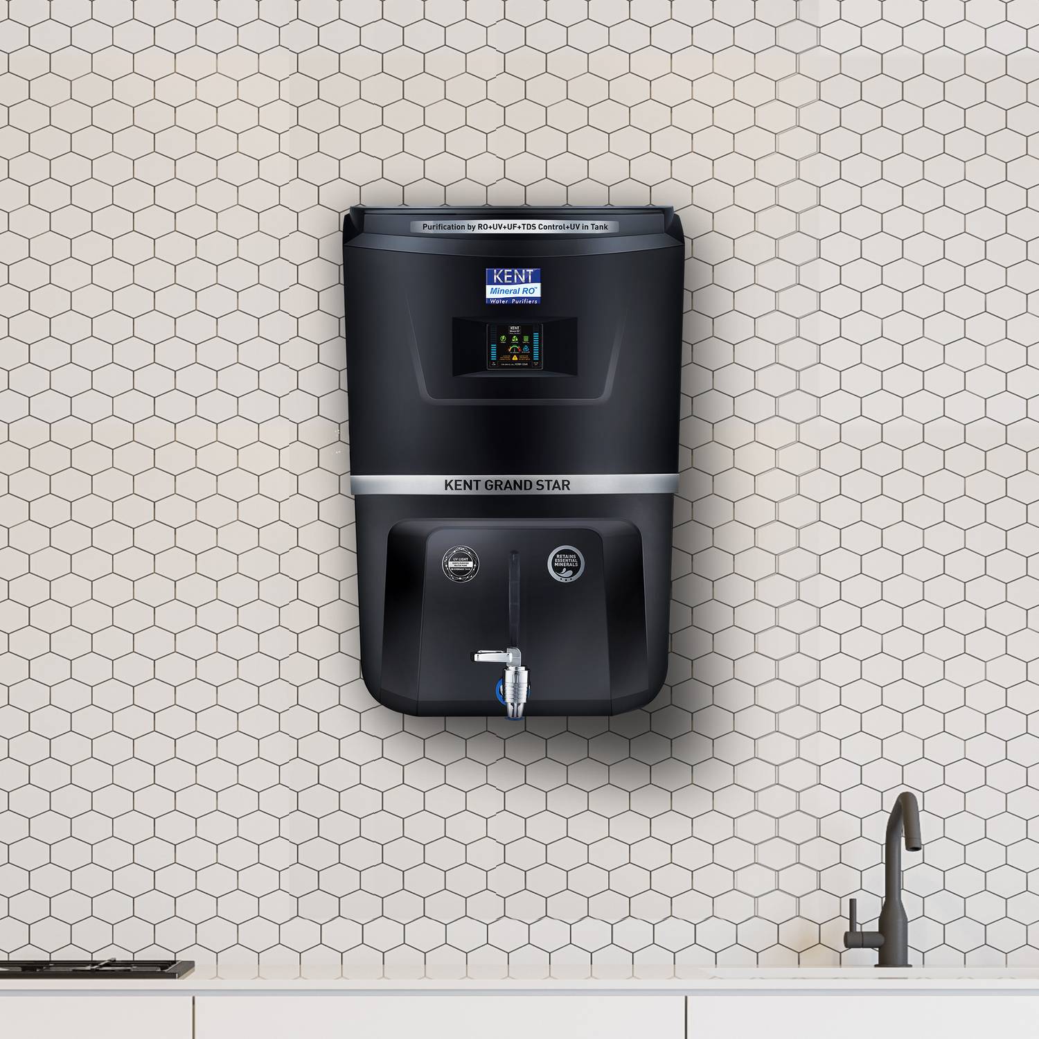 KENT Grand Star-B RO Water Purifier with Digital Display of Purit