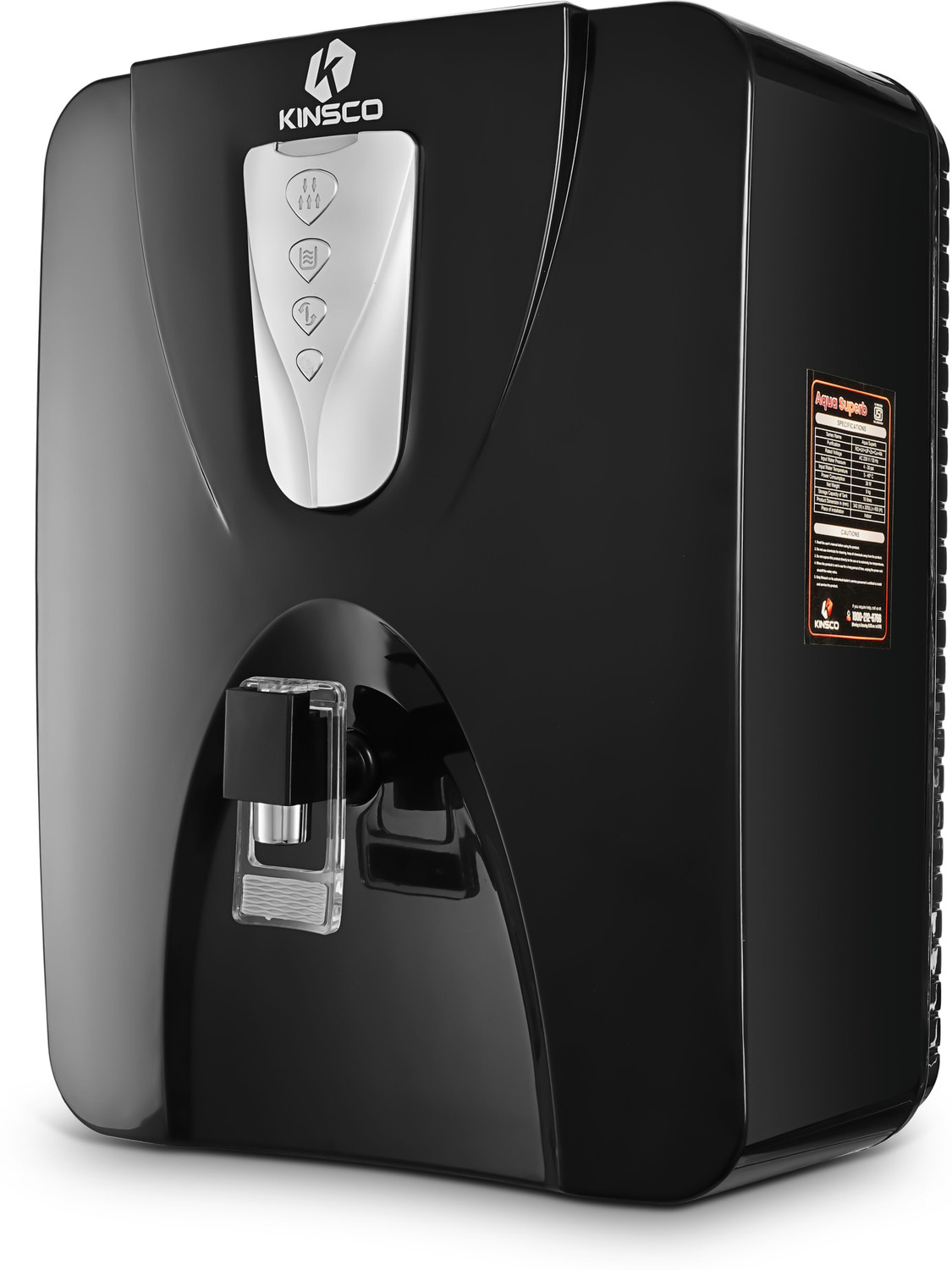 Image of Kinsco Aqua Superrb| Needs No Service for 2 Years| 10 L RO + UV + Copper + Alkaline + Minerals Water Purifier