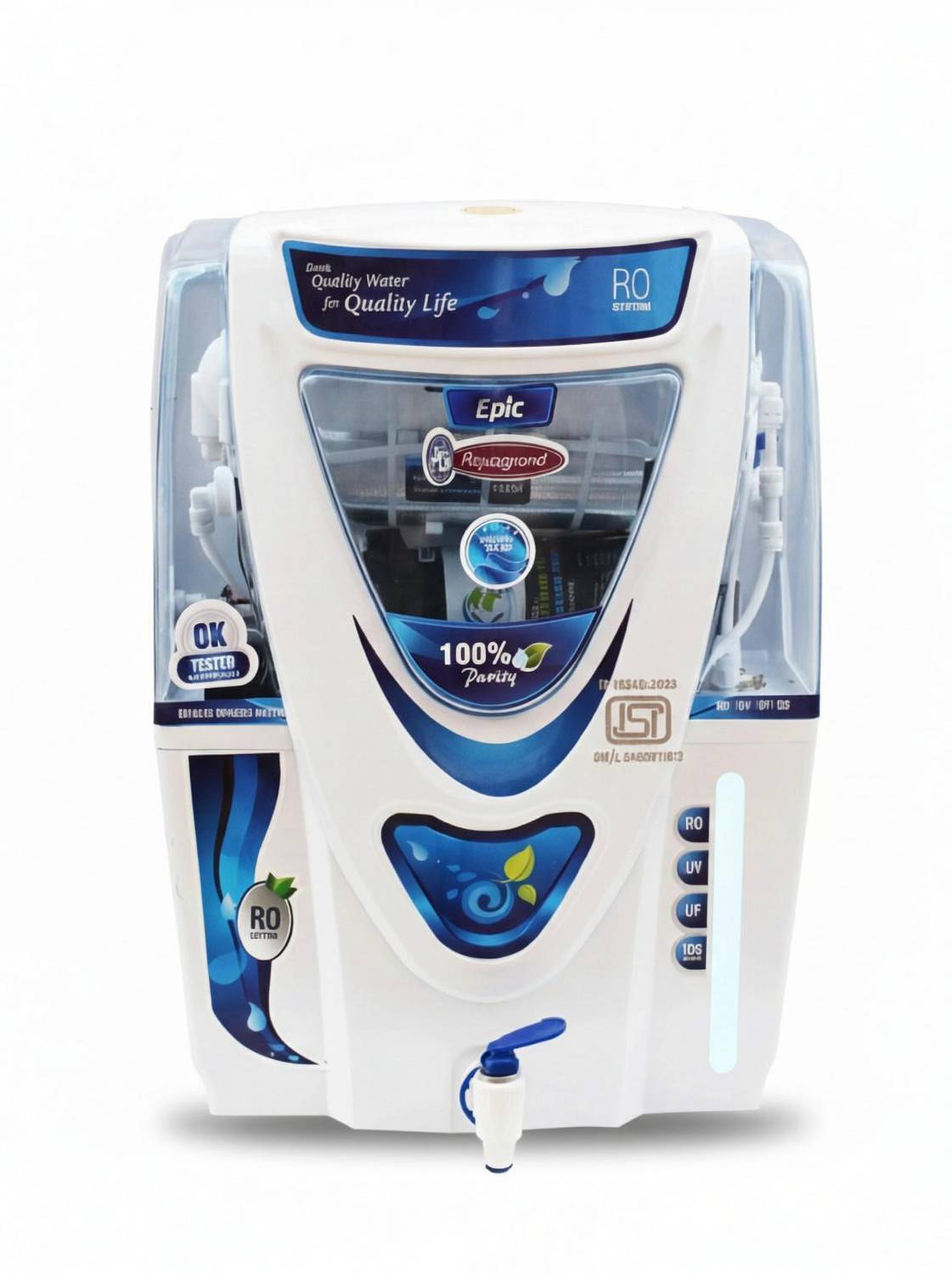 Aquagrand Epic purify Mineral 15 L RO + UV + UF + TDS Control Water Purifier