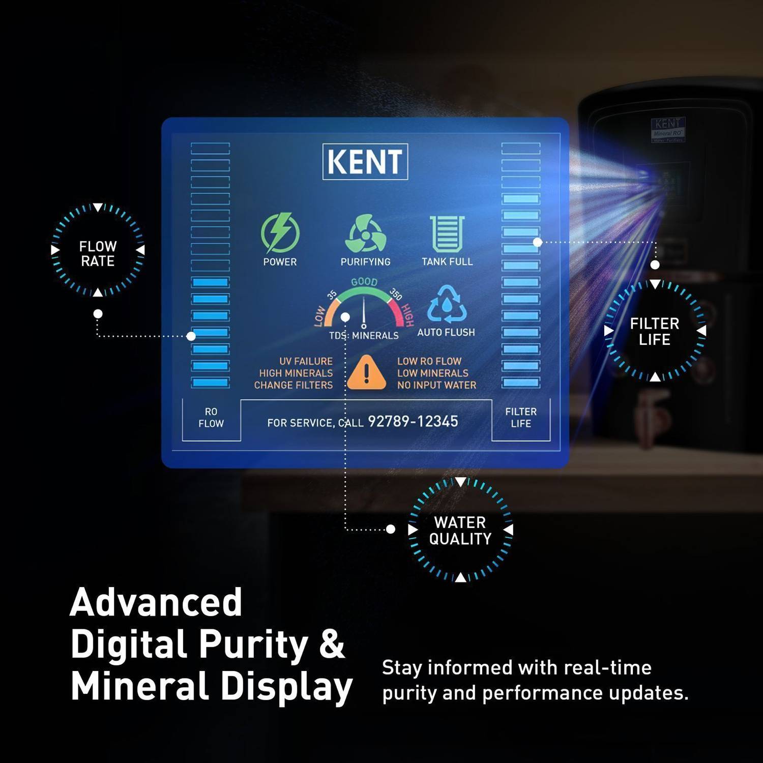 KENT Ace Star - B//111109B ACE Star 8 L RO + UV + UF + Alkaline +