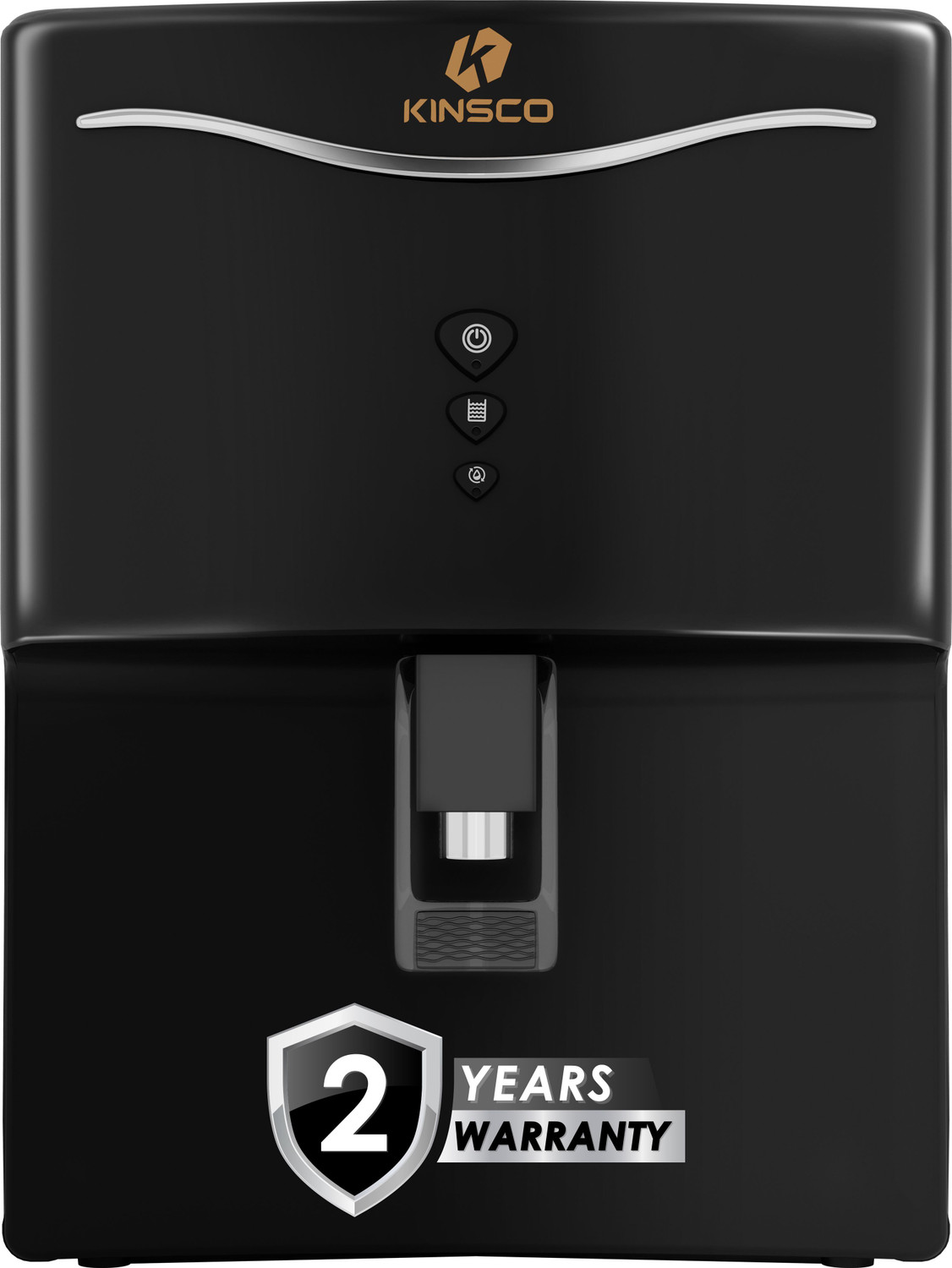 Image of Kinsco Aqua Curvv| Needs No Service For 2 Years| 10 Stage Purification| 8 L RO + UV + UF + Copper + Alkaline + Copper + Zinc Water Purifier