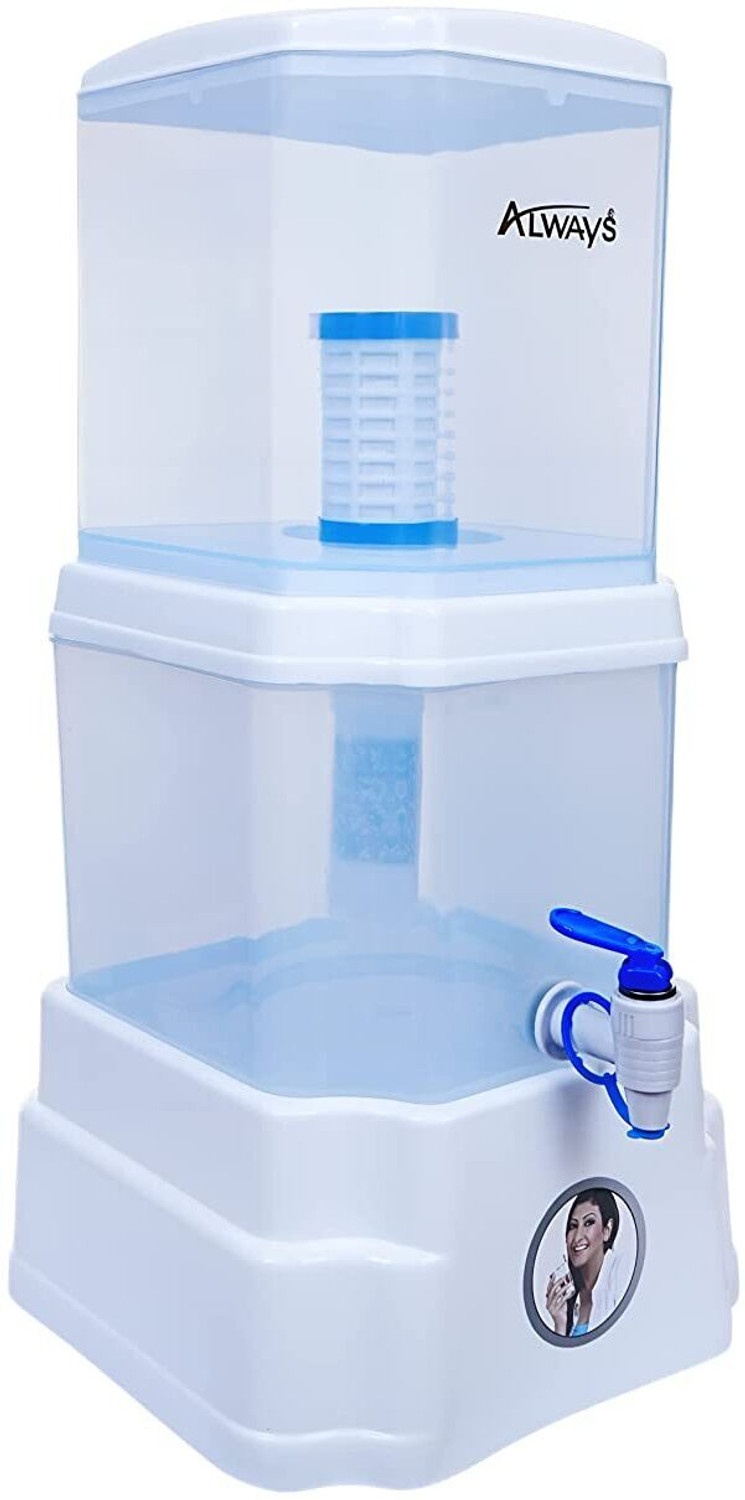 Image of Always Gravity based Water mineral Filter And Purifier + 3 extra Dust Candles 15 L Gravity Based Water Purifier