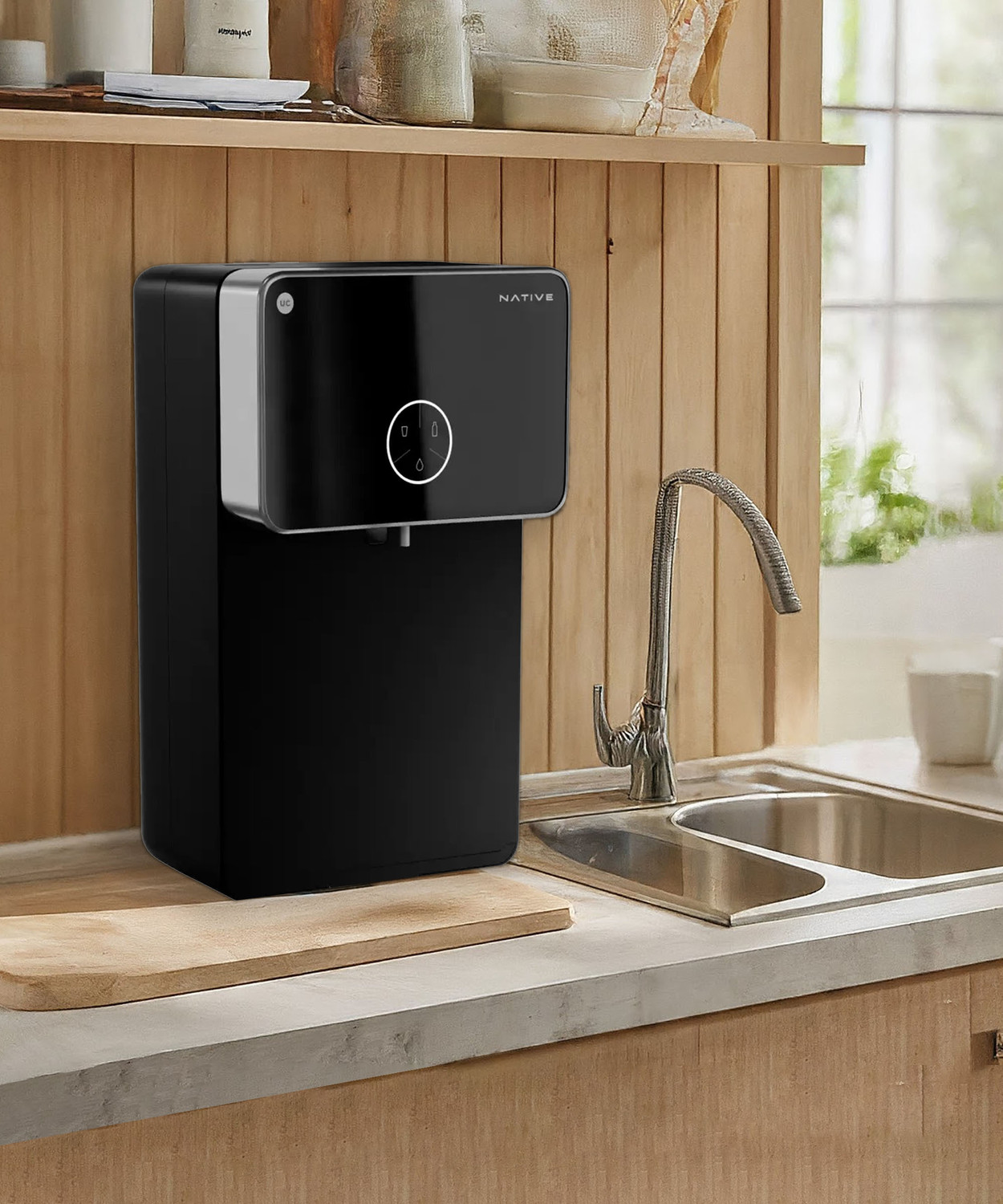 Image of NATIVE By Urban Company M1 Copper | Needs no service for 2 years | 10-stage Purifier 8 L RO + UV + UF + TDS + ALK + Copper Water Purifier