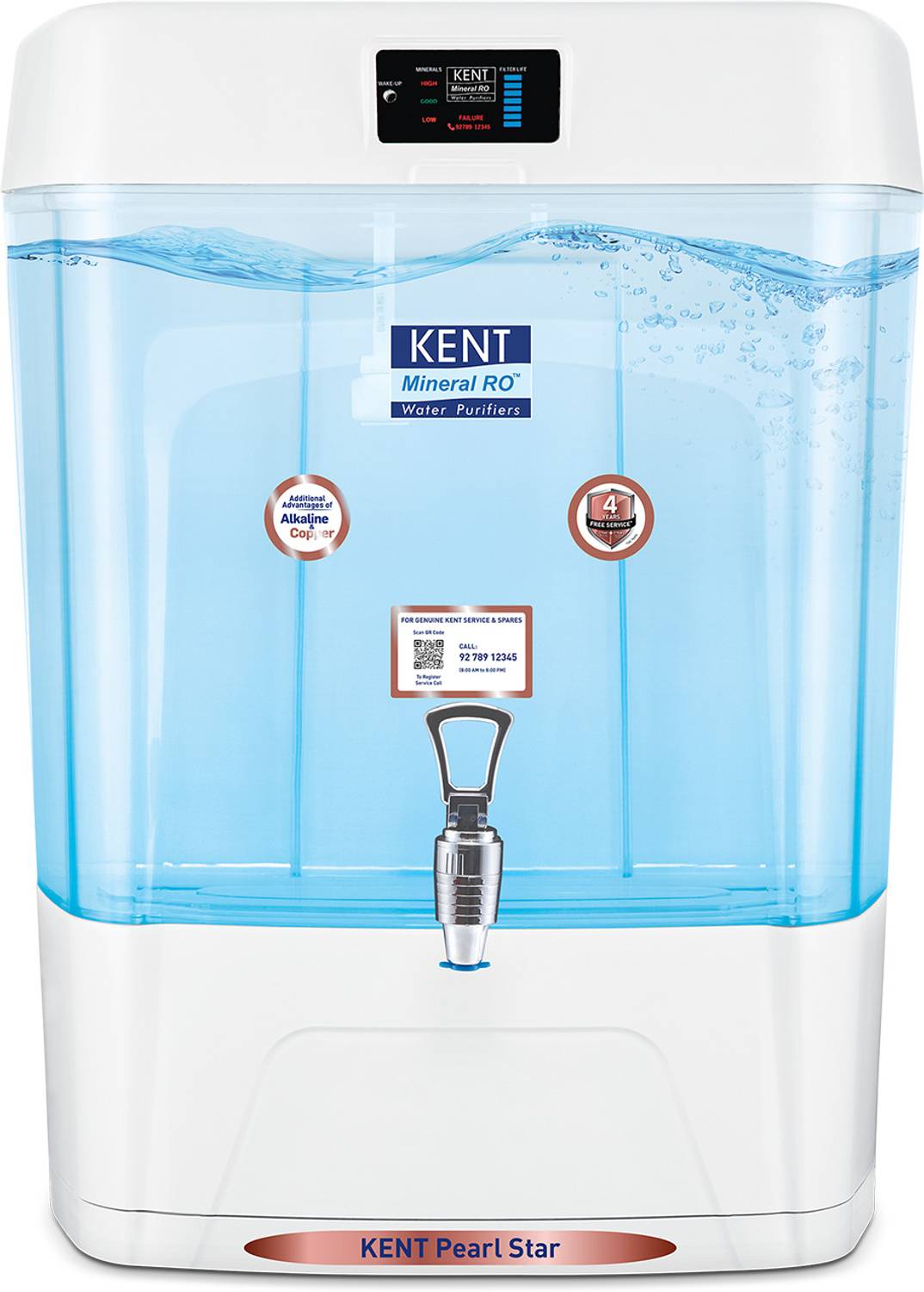 KENT PEARL STAR 11 L RO + UV + UF + TDS Control Water Purifier (W