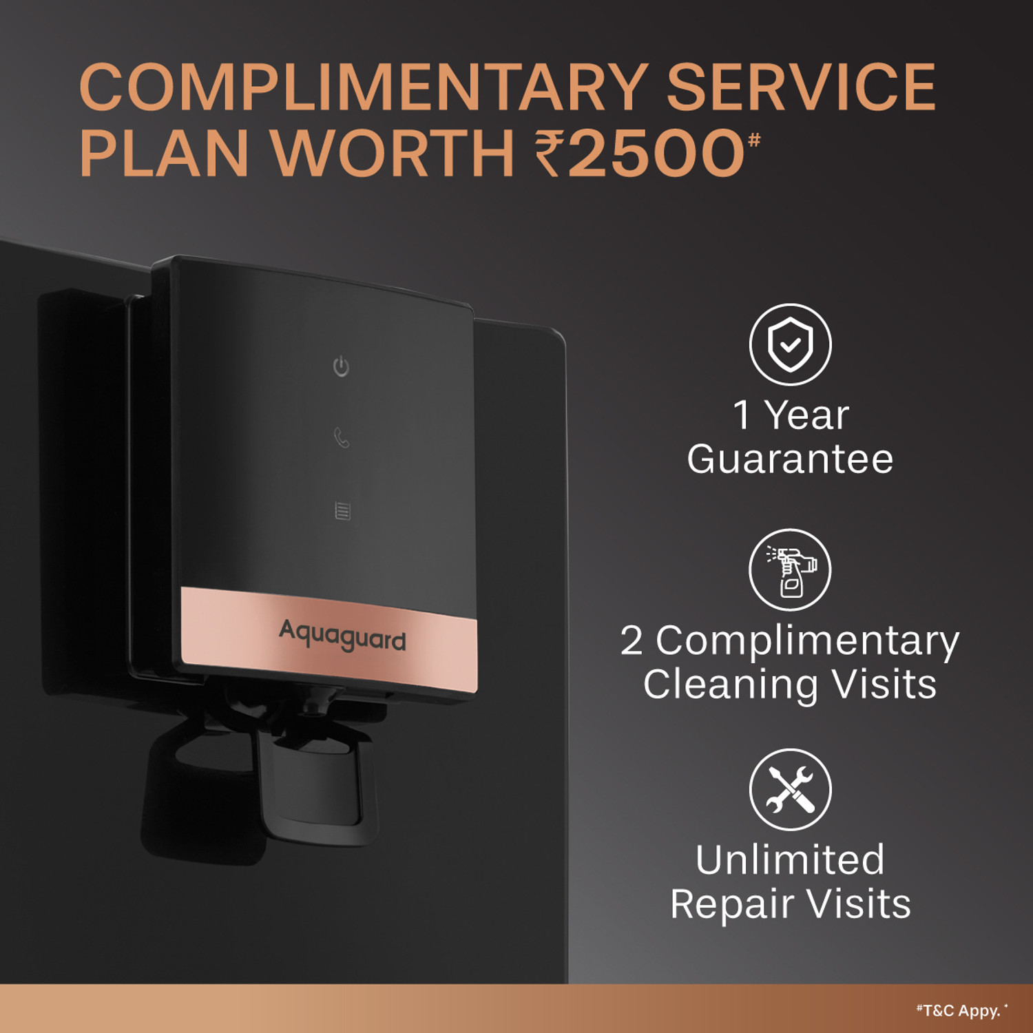 Image of Aquaguard NEO UV+UF+COPPER 6.2 L UV + UF Water Purifier
