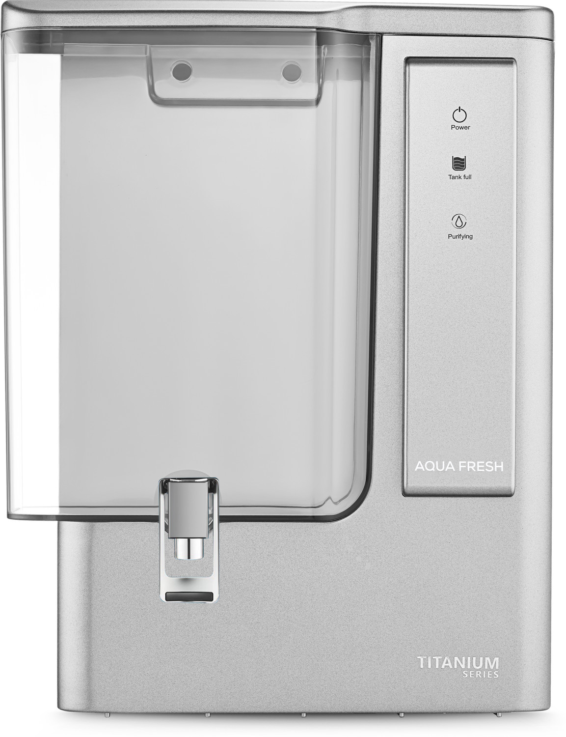 Image of Aqua Fresh Titanium Silver 2 Years Warranty India 1st BIS (IS 16240 :2023) CM /L8100159306 8 L RO + UV + UF + Copper + Alkaline + TDS Control Water Purifier
