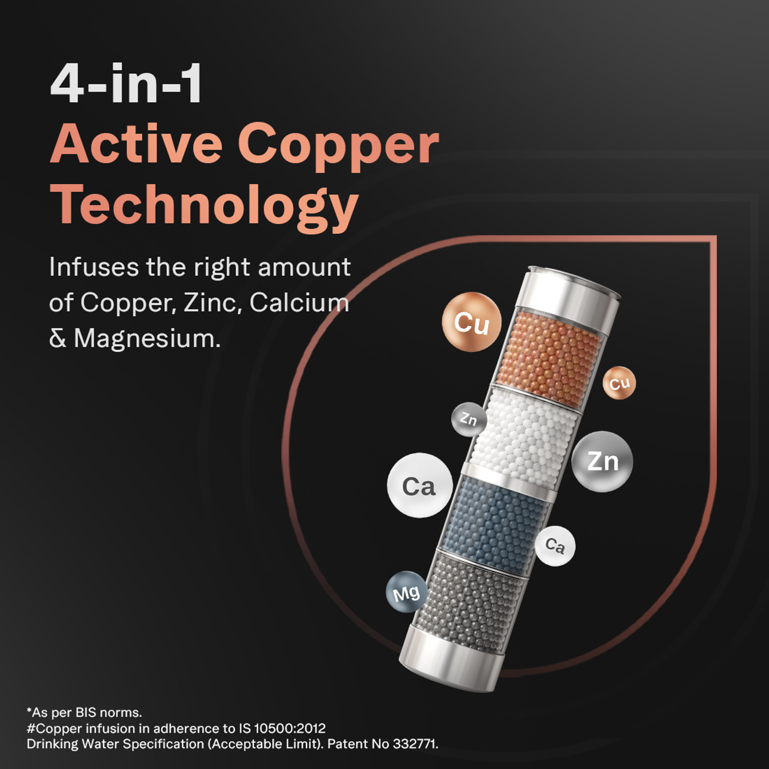 Image of Aquaguard Aspire Blaze ROUV CUALK 1X 6 L RO + UV + Alkaline + Copper Water Purifier | Dual Dispense with Instant Hot Water at 80�C & Ambient Water | Active Copper & Alkaline Boost | Dual Stainless Steel Tanks | 10-Stage Purification | Suitable for All Water Sources