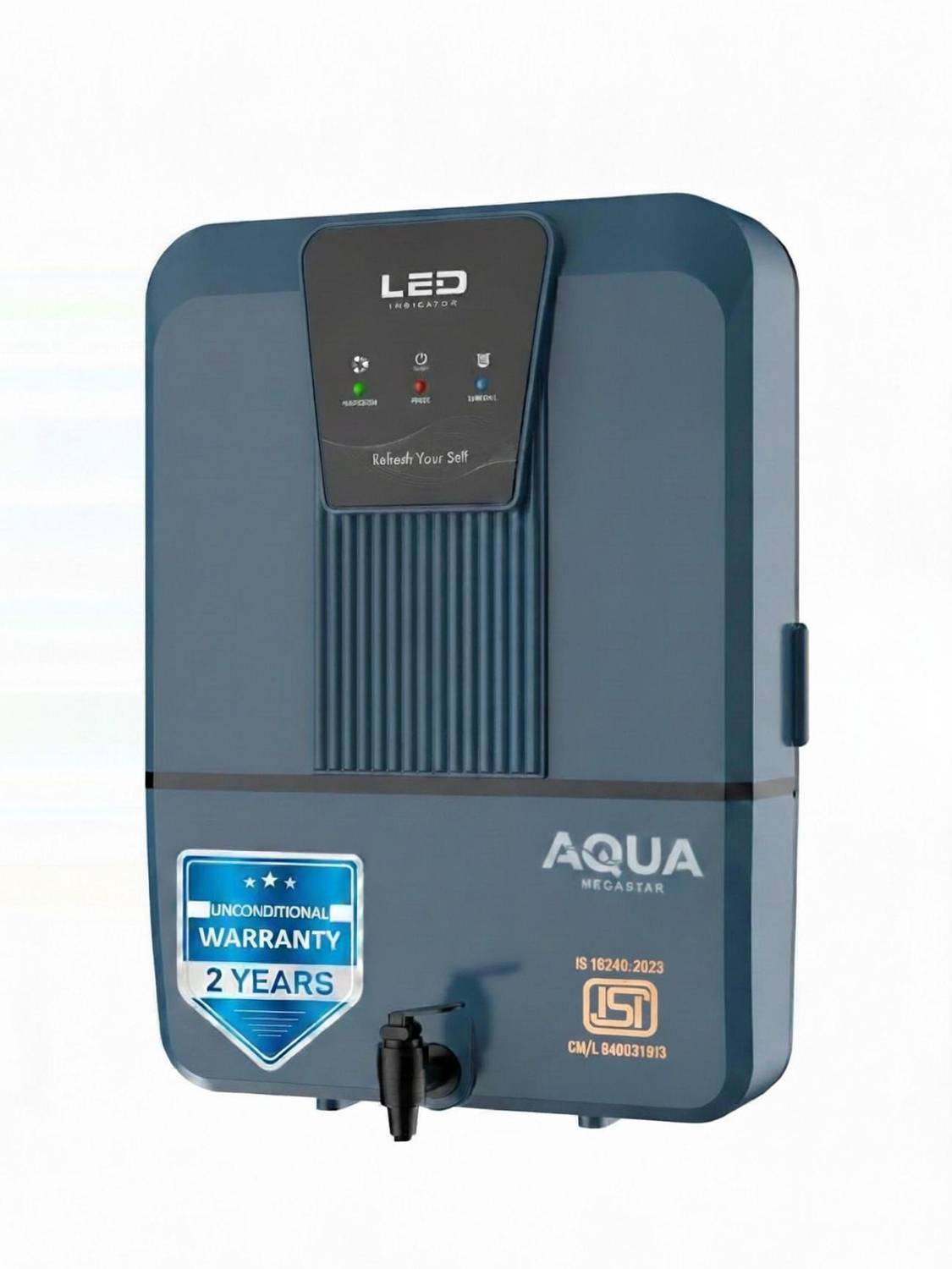AQUAMEGASTAR OLIX Water Purifier Needs no service for 2 years 8 L RO + UV + UF + Alkaline + TDS Control Water Purifier