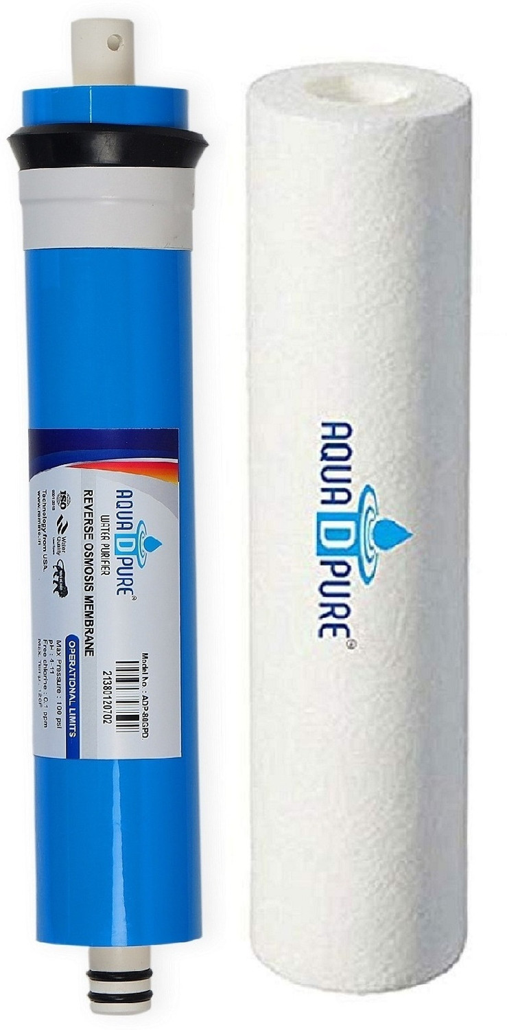 Image of AquaDpure Complete RO Service Kit with Copper Alkaline Filter Cartridge 12 L RO + UV + UF + TDS Control Water Purifier