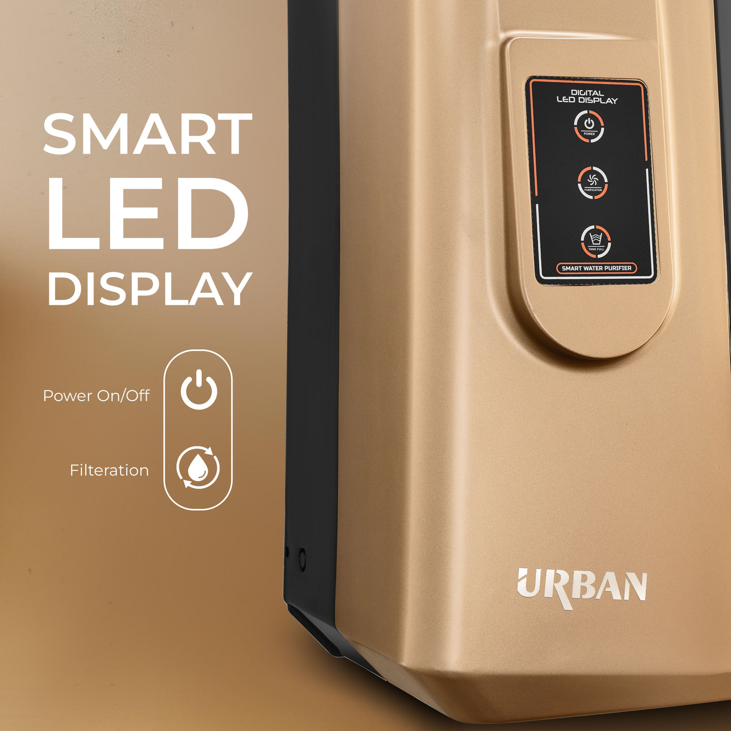 Image of Grand plus Urban GP Gold 8 L RO + UV + UF + Copper + Alkaline + Minerals Water Purifier