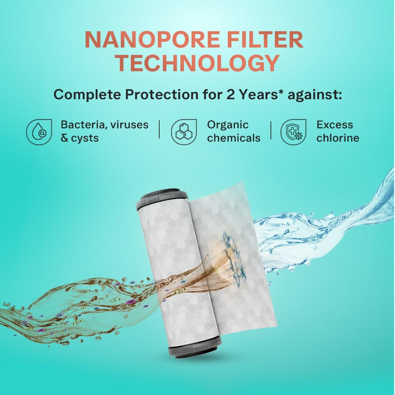 Image of Aquaguard Enrich Marvel UV+UF 2X 6 L UV + UF Water Purifier | 2 Year Filter Life | With Mega Sediment Filter | 3-in-1 Active Copper Technology | UV e-Boiling | 9 Stage Purification | Suitable for Municipal Water (TDS