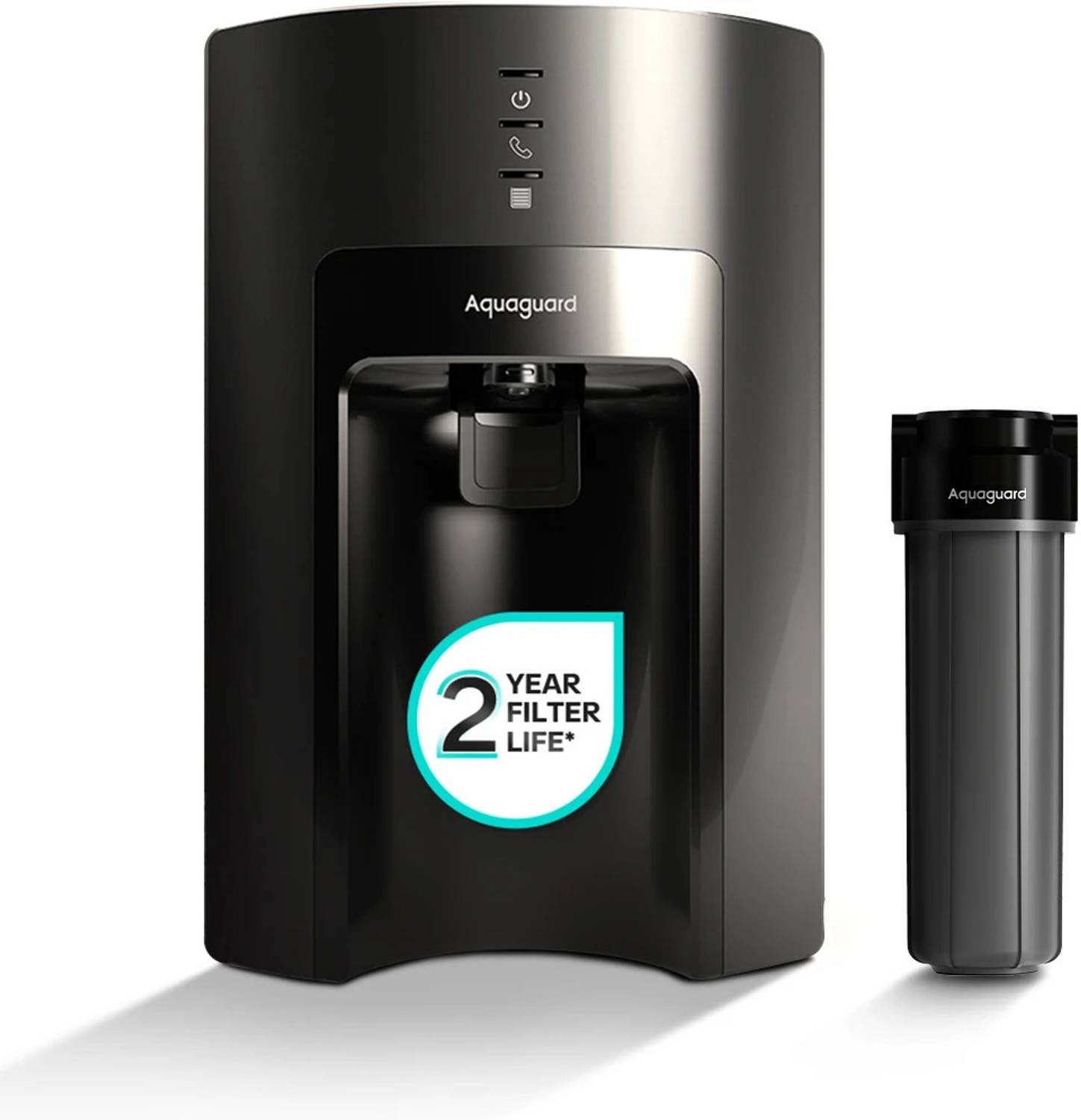 Aquaguard Sure Delight 6 L RO + UV Water Purifier 2 Year Filter Life | With Mega Sediment filter|60% Extra Water Saving* | 6-Stage Purification | India's #1 Purifier*