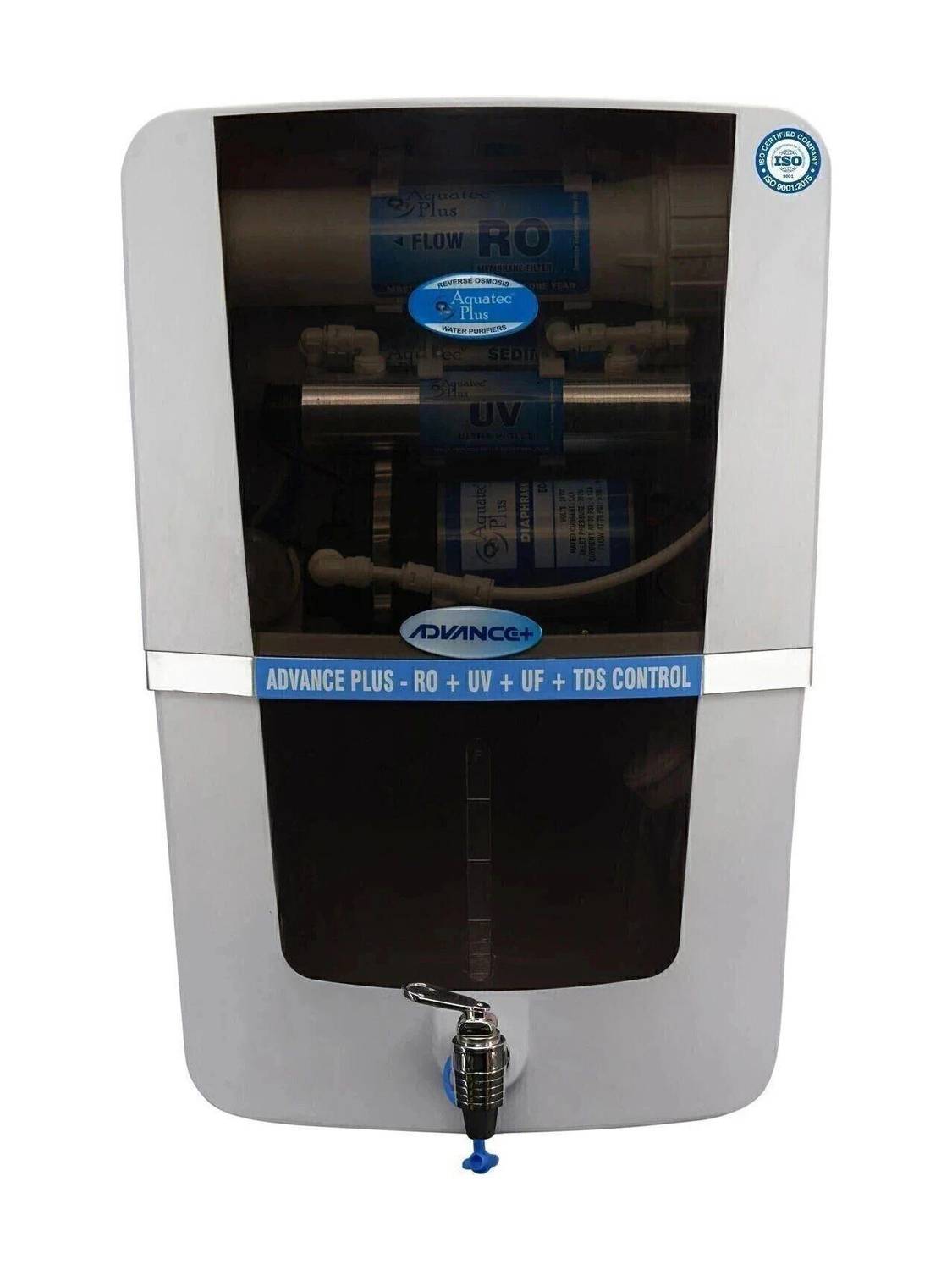 Aquatec Plus Advance plus 12 L RO + UV + UF + TDS Control Water Purifier ISI Certified