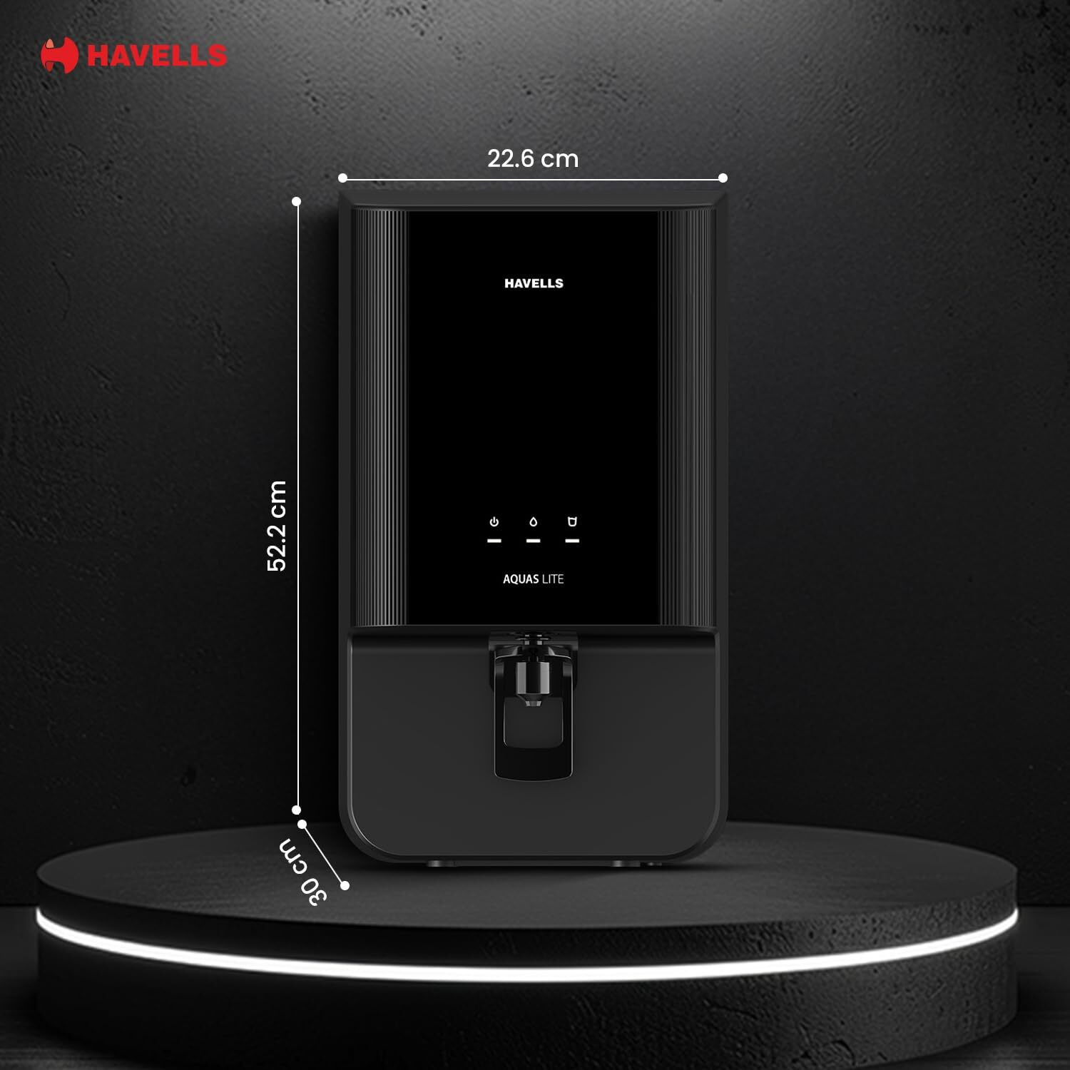 Image of HAVELLS Aquas Lite 4-stages, BIS Approved, 7 L UV + UF Water Purifier
