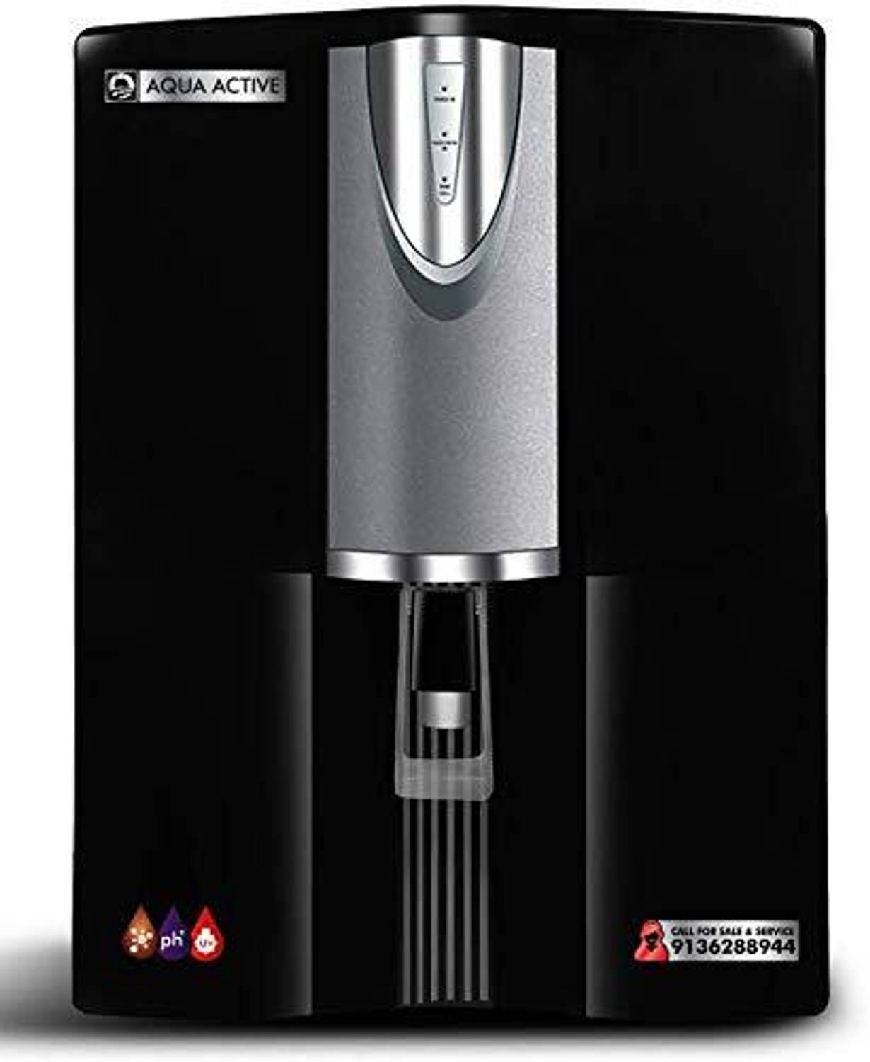 AquaActive ROUVCU 10 L RO + UV + Copper + TDS Control Water Purifier