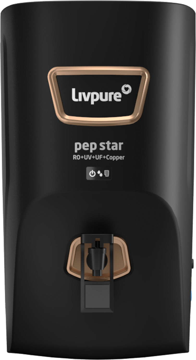 Image of LIVPURE LIV-PEP-STAR-COPPER 7 L RO + UV + UF + Copper + Minerals Water Purifier