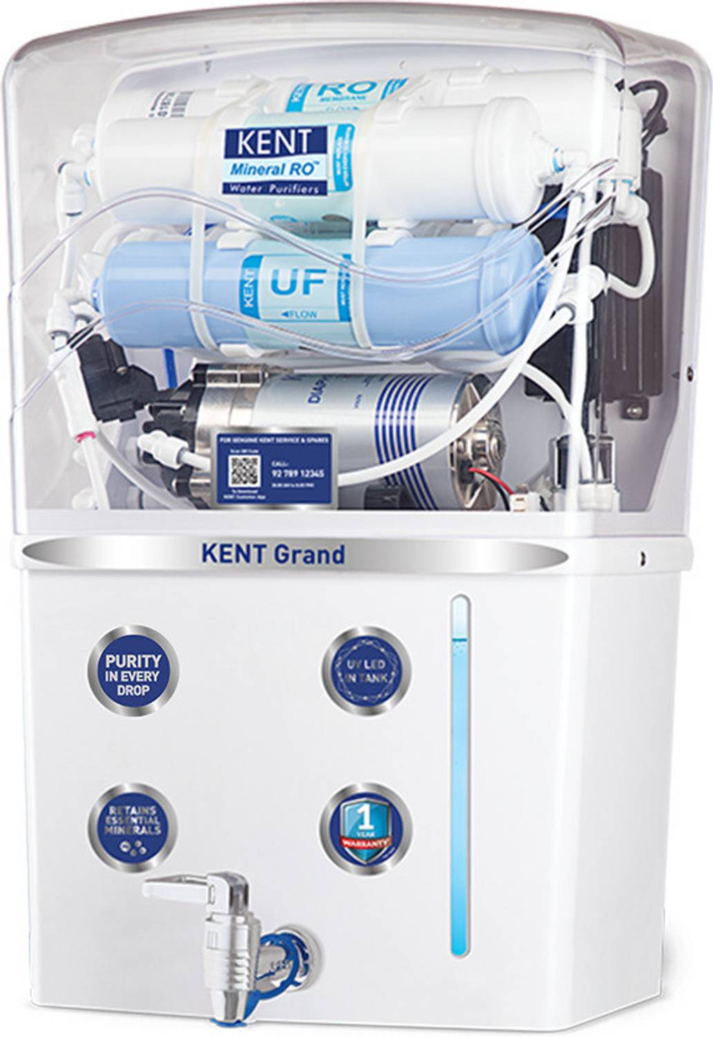 KENT Grand 8 L RO + UV + UF Water Purifier Water Purifier Advance