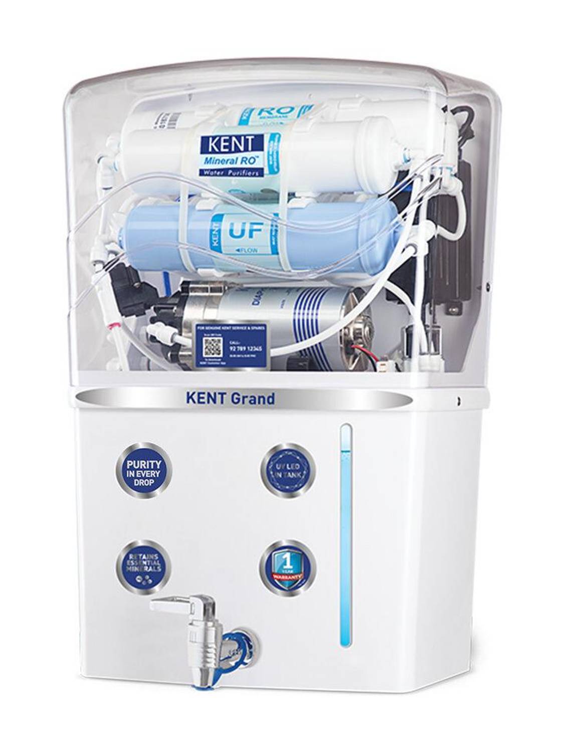 KENT Grand 8L RO + UV + UF Water Purifier - Image 1