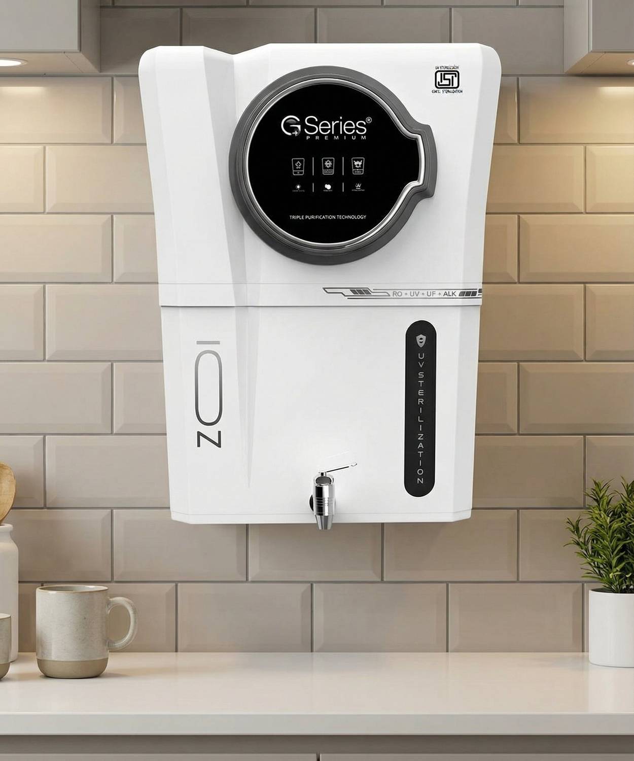 G Series Zoi 12 L RO + UV + UF + Copper + Minerals Water Purifier