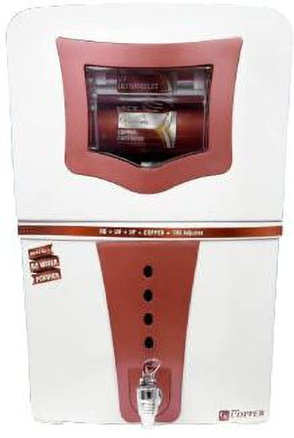 Image of apc's Aquasafe Copper RO+UV Water Purifier Patented Mineral RO Technology 20Lph 15 L RO + In-Tank UV + UF + TDS Control Water Purifier