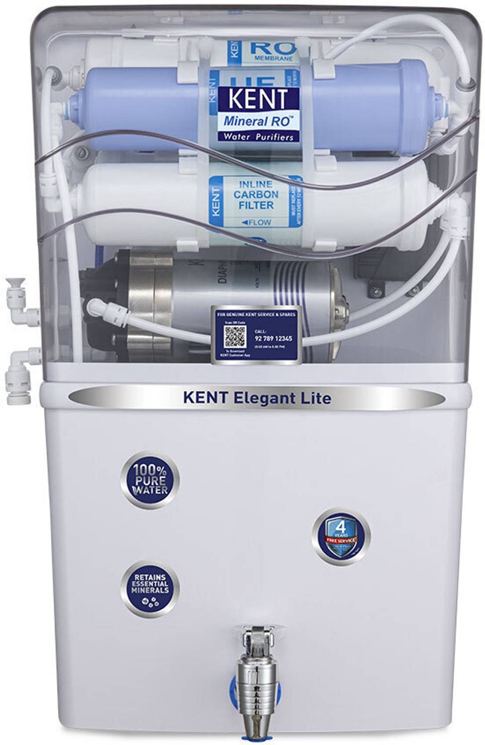 KENT ELEGANT LITE 8 L RO + UF Water Purifier