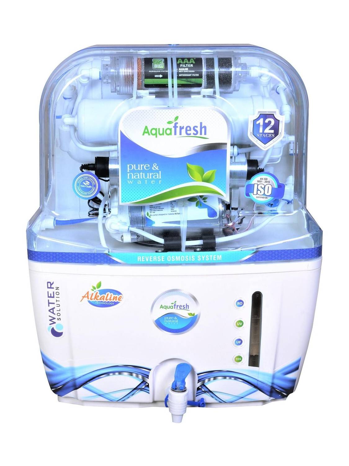 Aqua Fresh swift wave X ALKALINE 15 L ro+uv+uf+tds+mineral 15 L RO + UV + UF + TDS Control Water Purif...