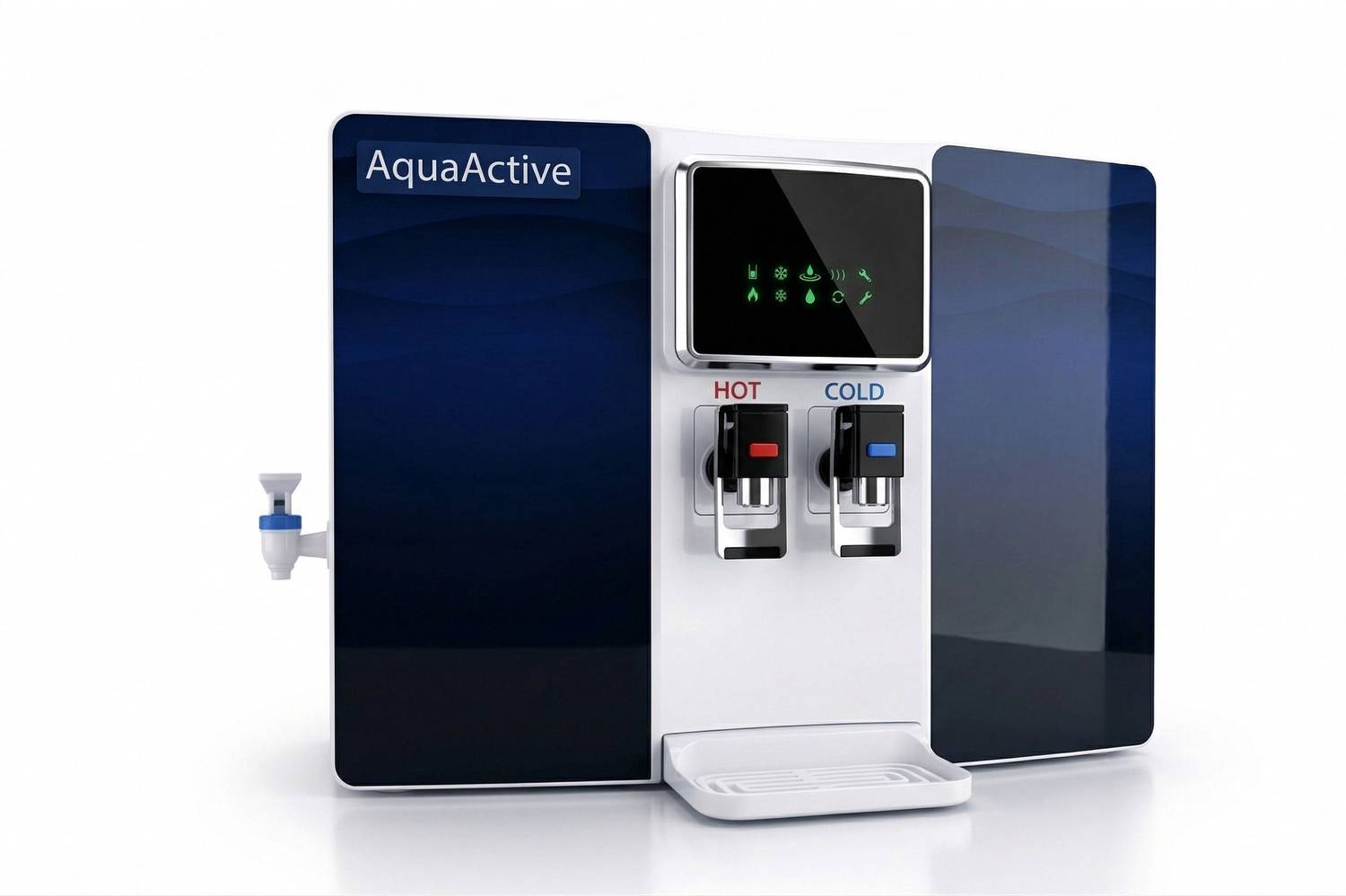 AquaActive Hot Normal Cold Purifier100GPD-RO+PH+UV+ 10 L RO + UV + UF Water Purifier