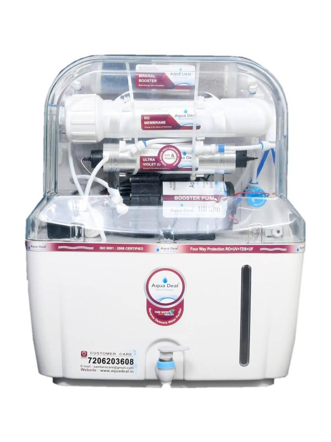 aquadeal 14 STAGE 15 L RO + UV + UF + TDS Control Water Purifier