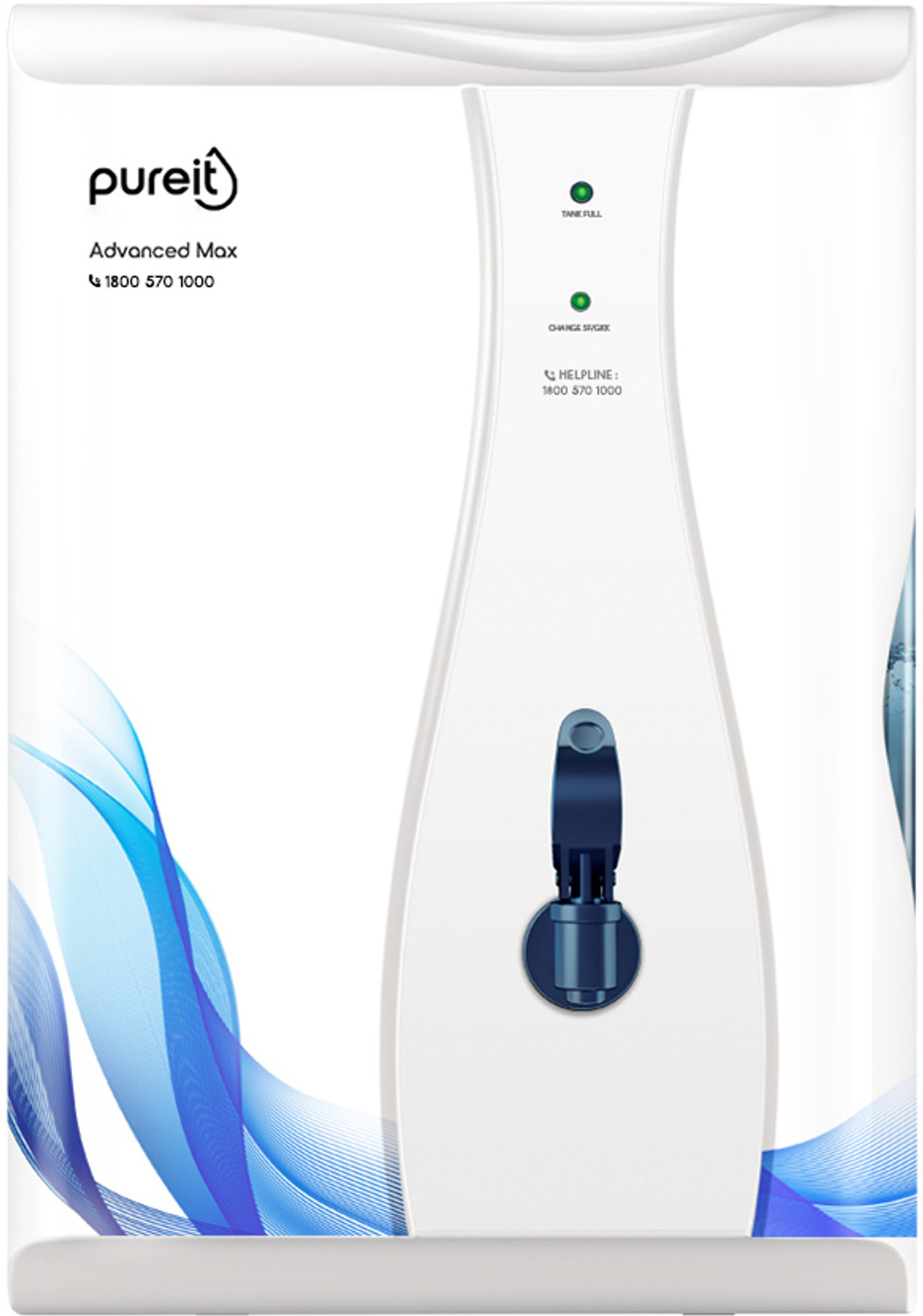 Image of Pureit by HUL Advanced Max 6 L RO + UV + Minerals Water Purifier Suitable for all - Borewell, Tanker, Municipality Water