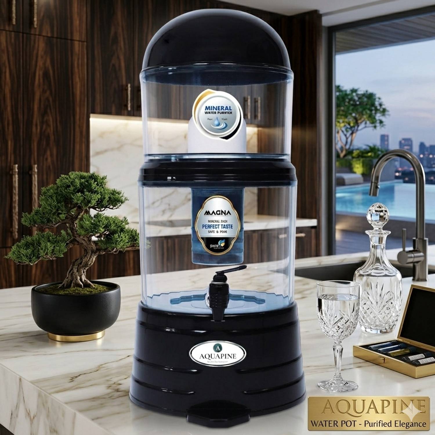 AQUAPINE 16L Gravity Water Purifier