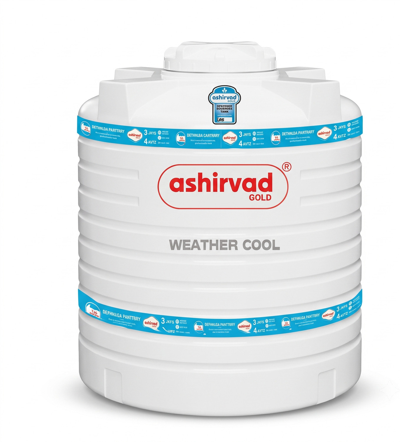 Image of Ashirvad Gold 4 Layer Weather Cool Insulated Vertical Water Storage Tank 1000 L Water Tank 1000 L Water Tank