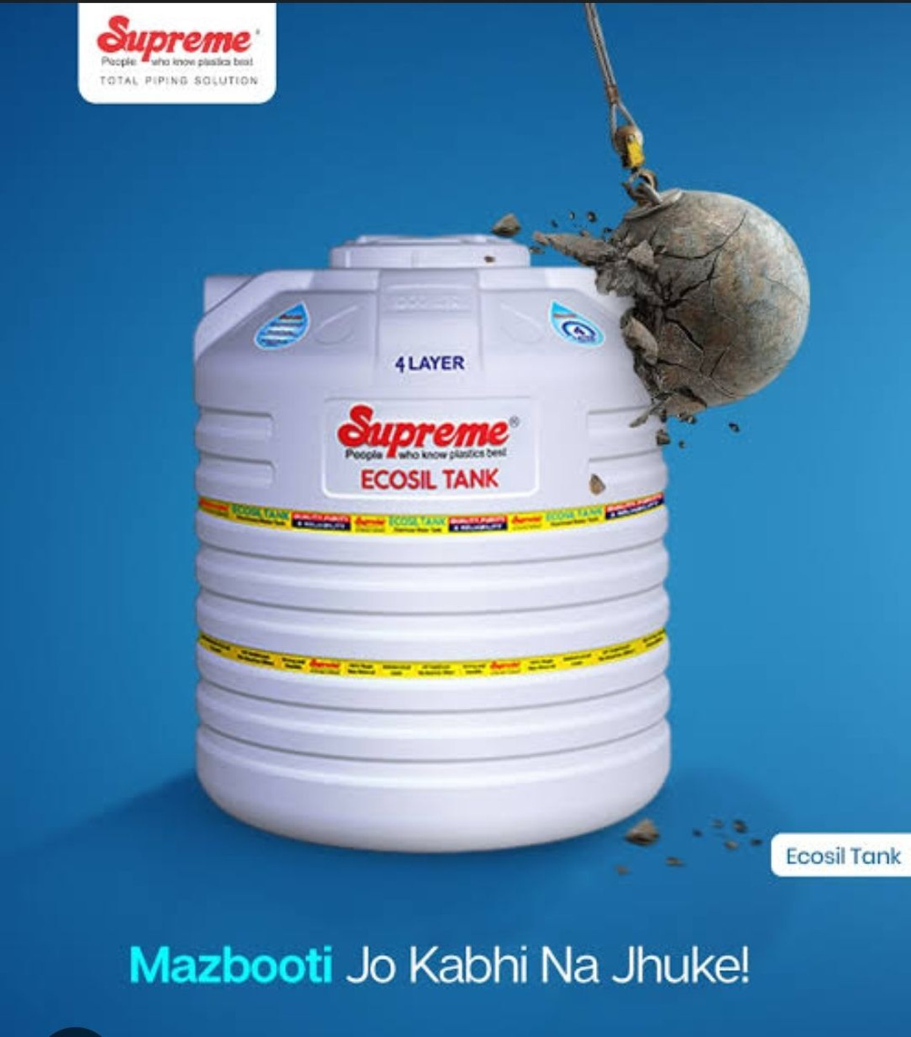 Image of Suprem 4 layer 1000 L Water Tank