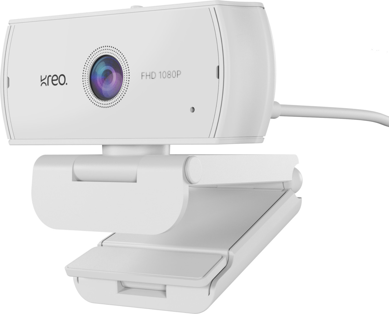 Image of Kreo Owl Lite with Auto Focus, Privacy Shutter for Meetings and Streaming Full HD Webcam 1080p, with Microphone, USB Connectivity