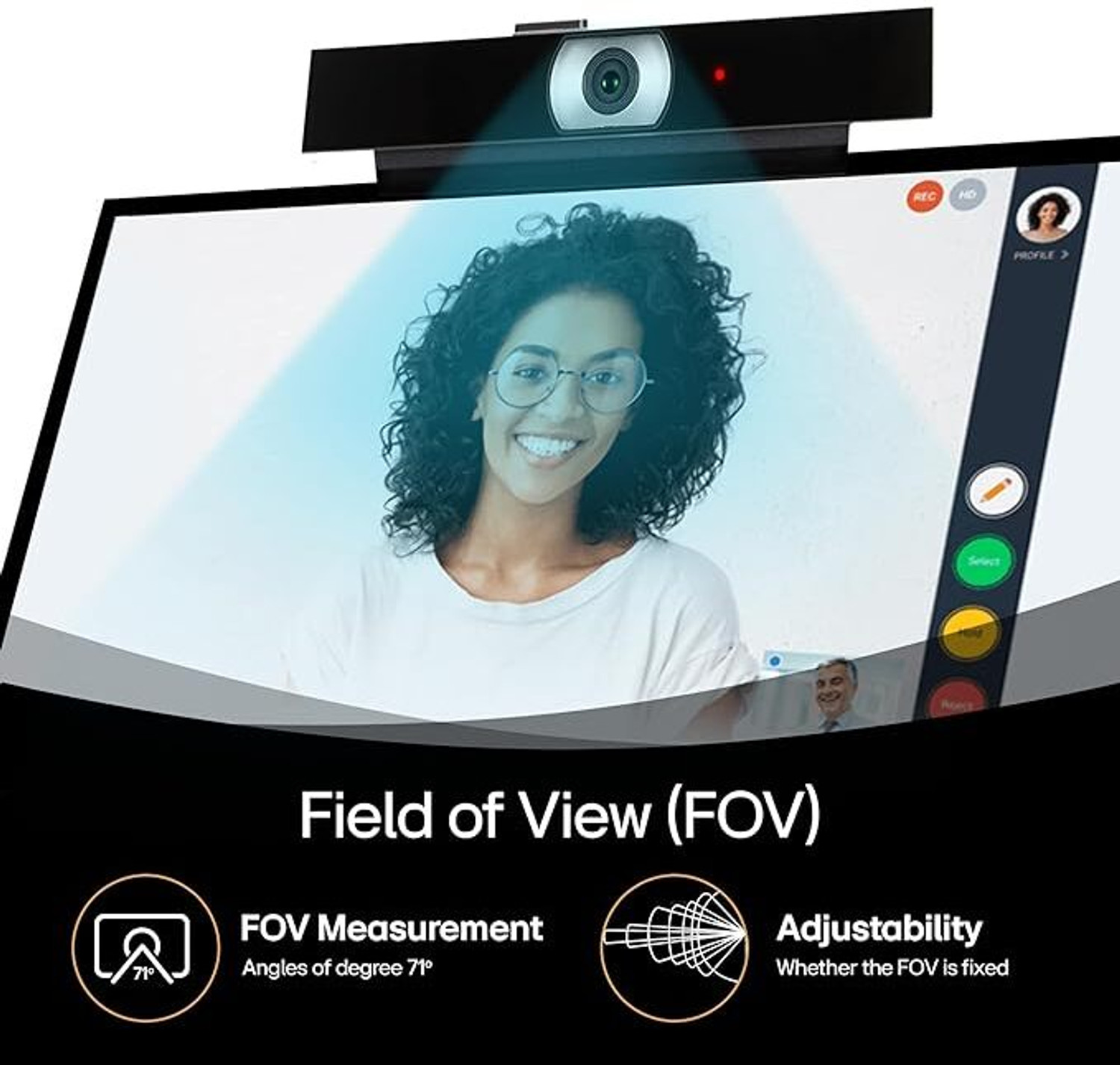 Image of LG VC23GA Full HD Webcam 1080p, with Microphone, Night vision, USB Connectivity