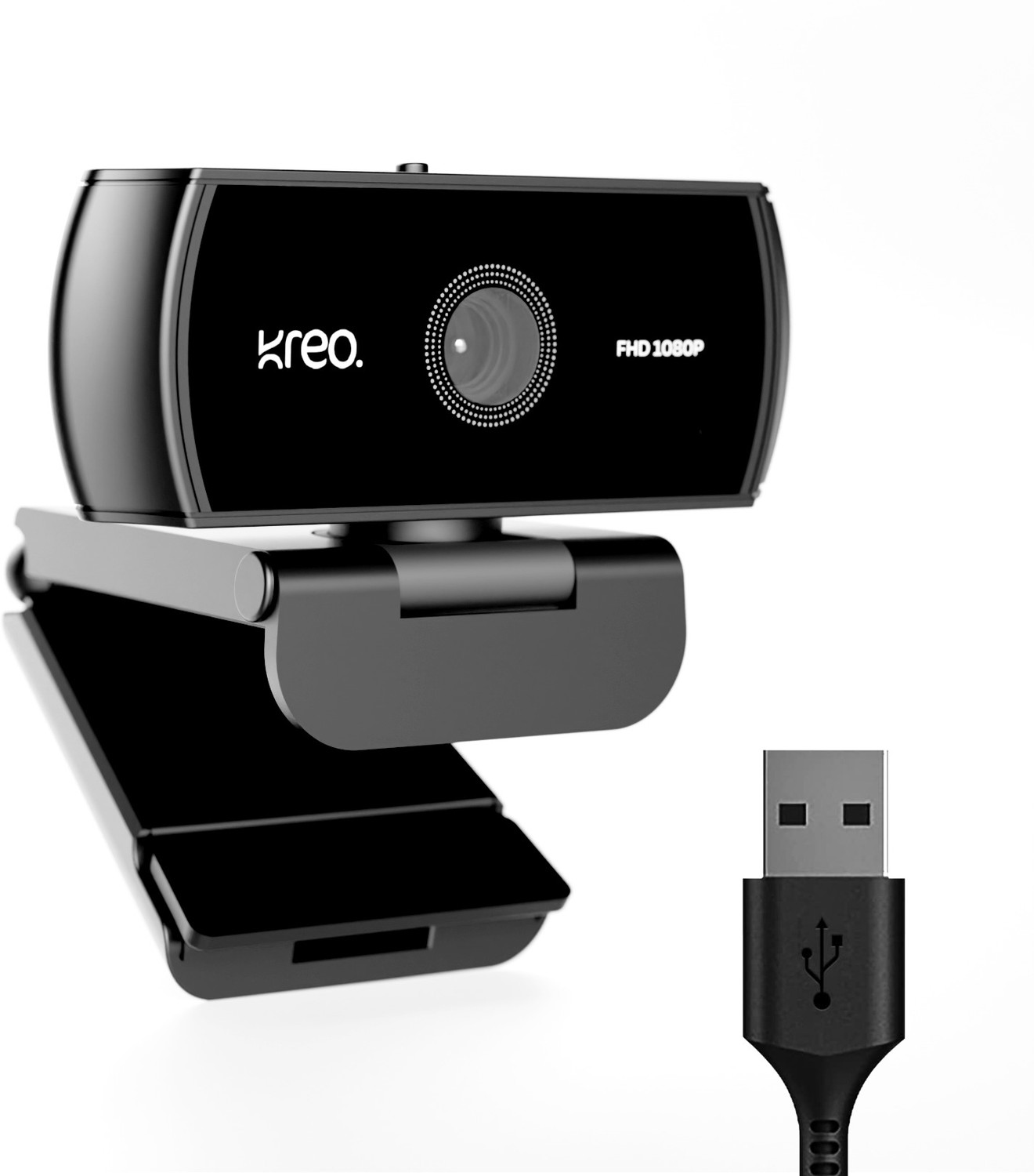 Image of Kreo Owl Lite Full HD Webcam 1080p, with Microphone, USB Connectivity