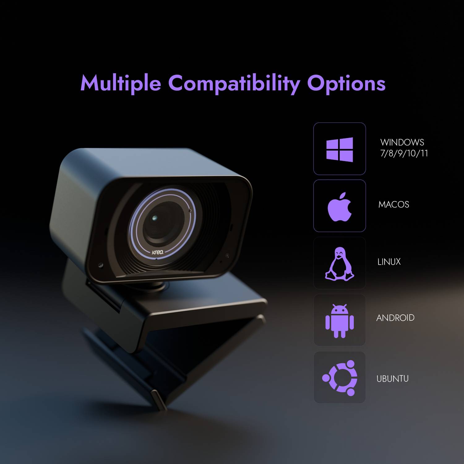 Kreo Owl 4K PRO 4K Webcam 2160p - Image 5