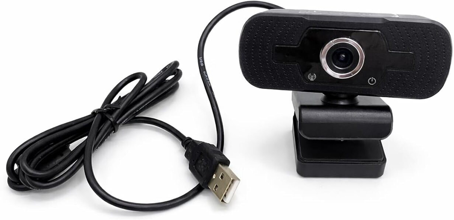Image of Carecase Full HD 1080P Webcam for PC & Laptop | USB Plug and Play Web Camera Full HD Webcam 1080p, with Microphone, Night vision, USB Connectivity