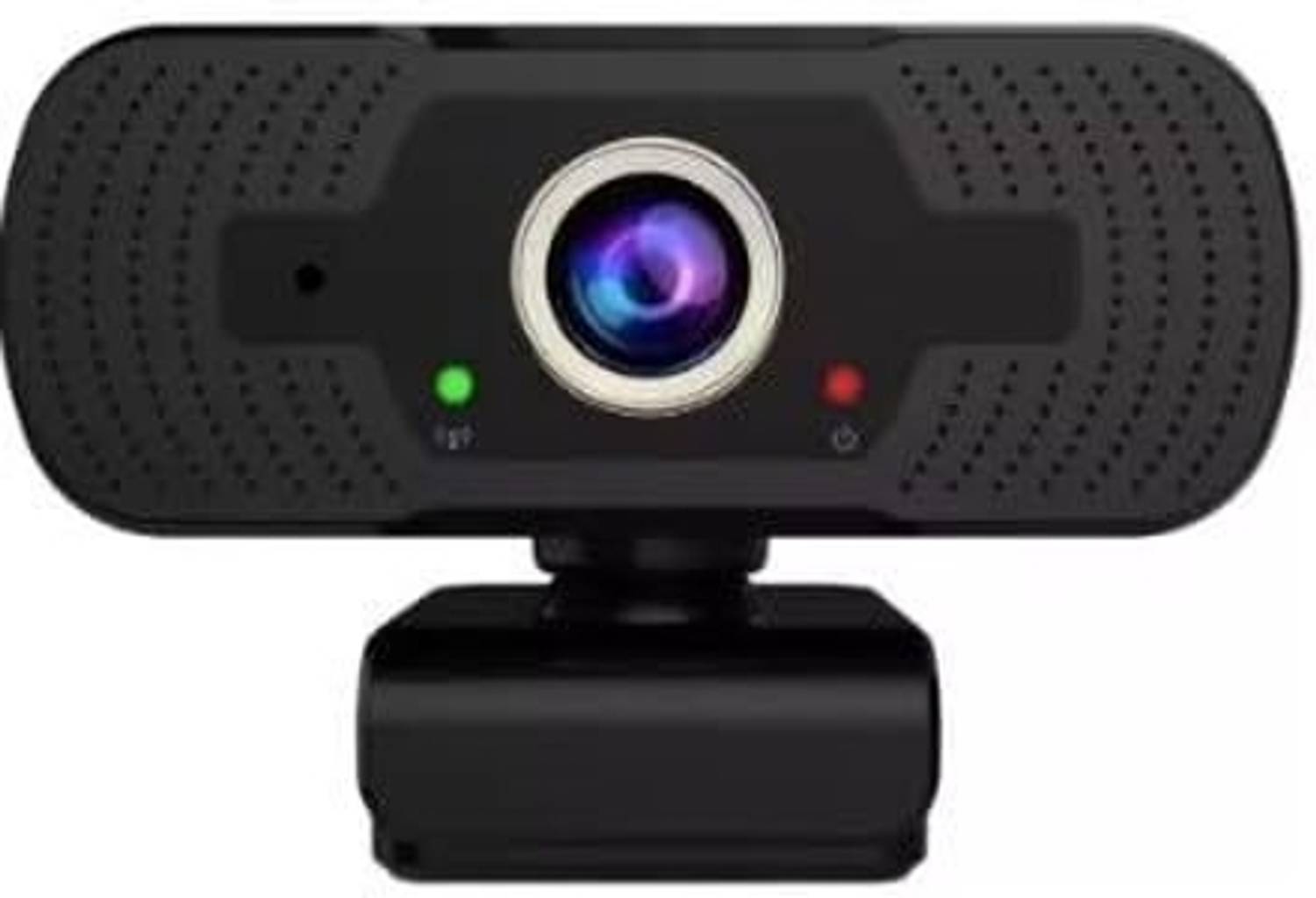 ULTRABYTES Match Full HD 1080P Webcam USB Connection | Noise Cancellation (Black) M-WC2M Full HD Webcam 1080p, with Microphone, USB Connectivity