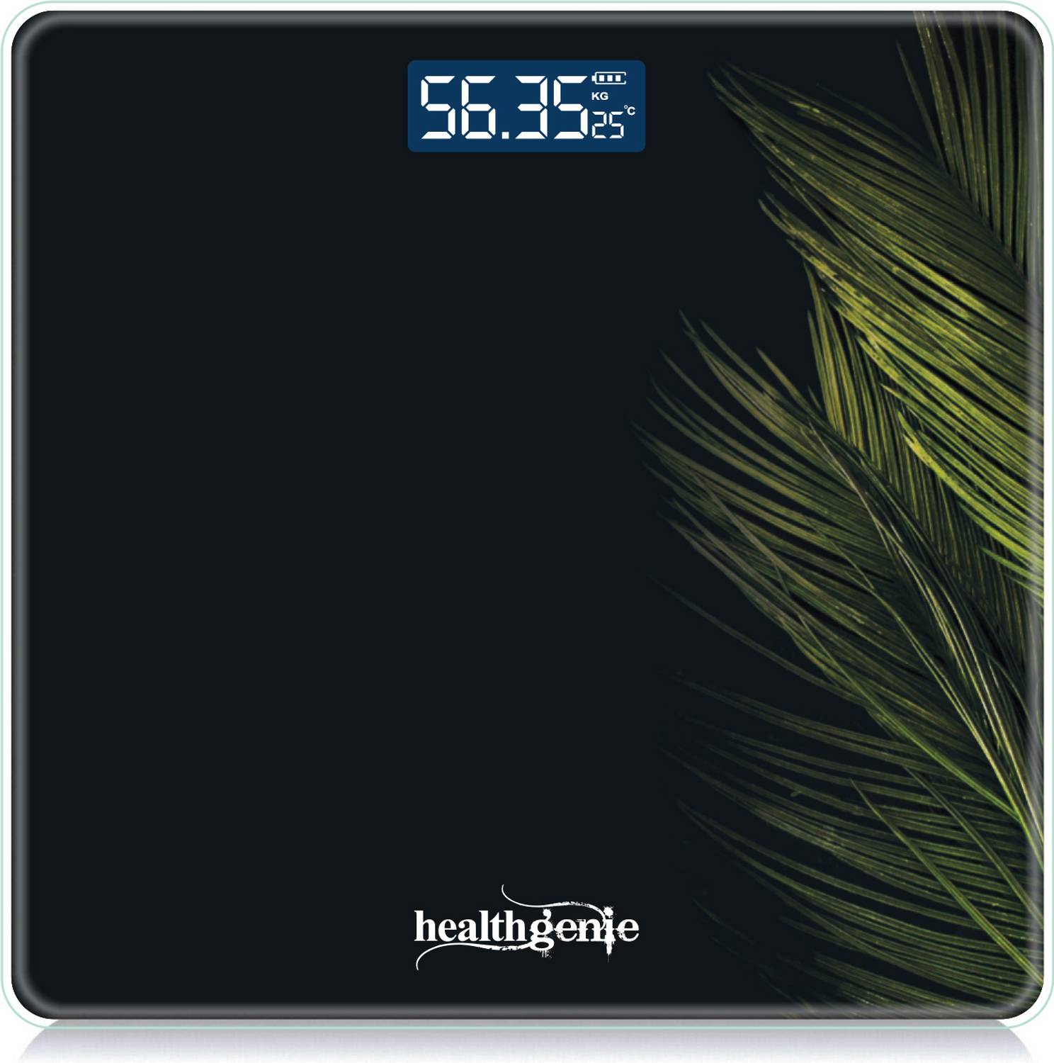 Healthgenie Digital Weight Machine Thick Tempered Glass LCD Display 2+1 Yr extended Warranty Weighing Scale