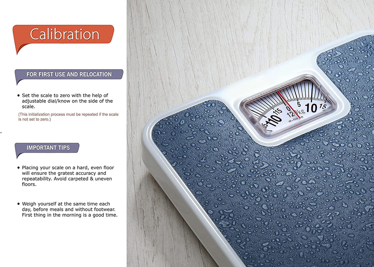 Image of ACU-CHECK Analog Weight Machine Weight machine for Human Body Weighing Scale Upto 120Kg Weighing Scale