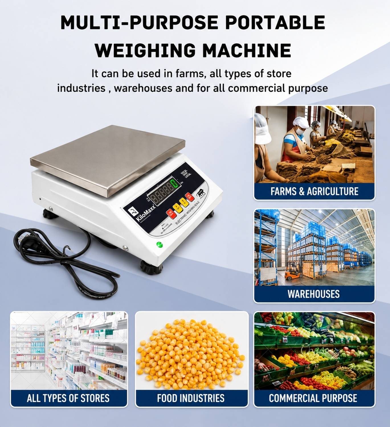 KiloMaxx 30kg Precision Digital Weighing Scale - Image 5