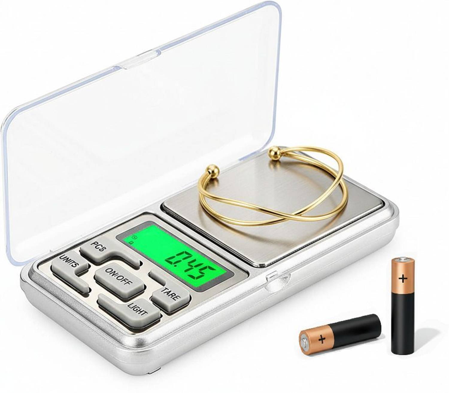 AshmakamMart Electronic Weight Machine – Accurate 0.01g Scale for Gold & Silver Testing Weighing Scale