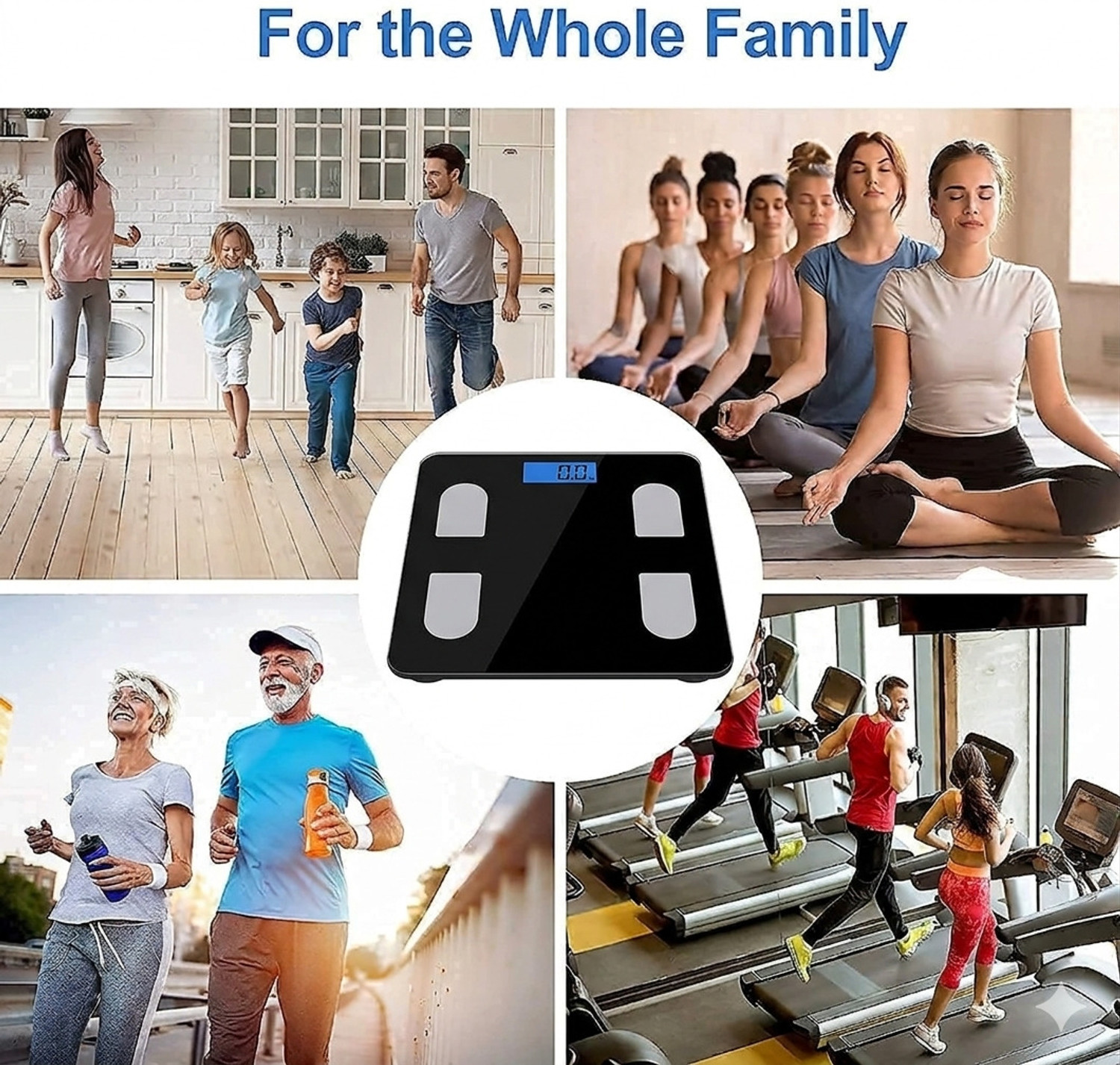 Image of buyease Digital Weighing Scale for Body Weight 180kg Capacity|LCD Display|Weight Machine Weighing Scale