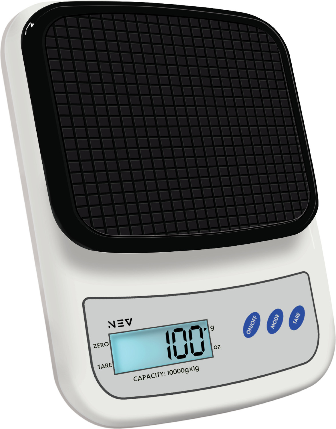 Image of Nev Preppo Kitchen Scale Weighing Scale (Black)