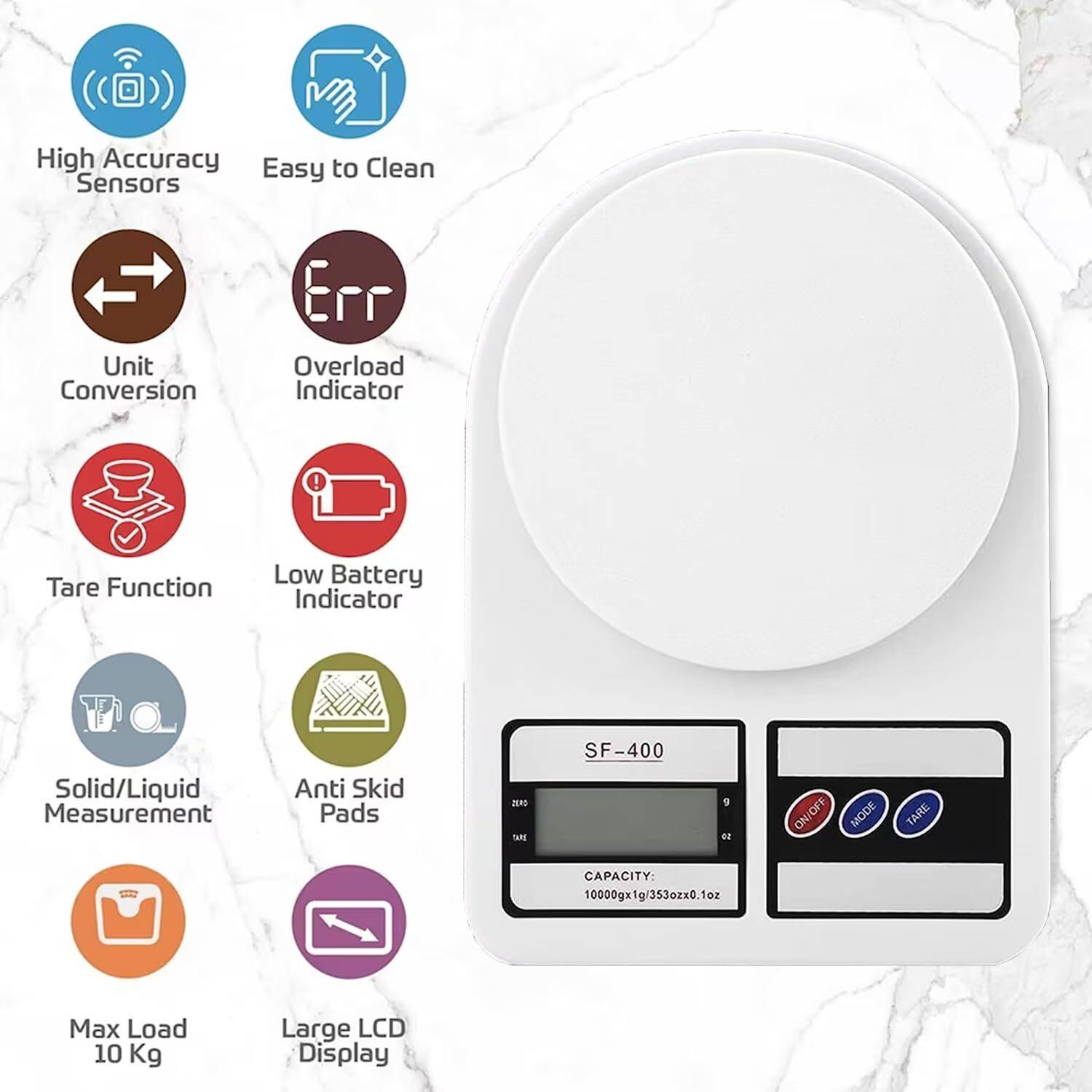 WEIGHOUSE 10kg Digital Kitchen Scale - Image 2